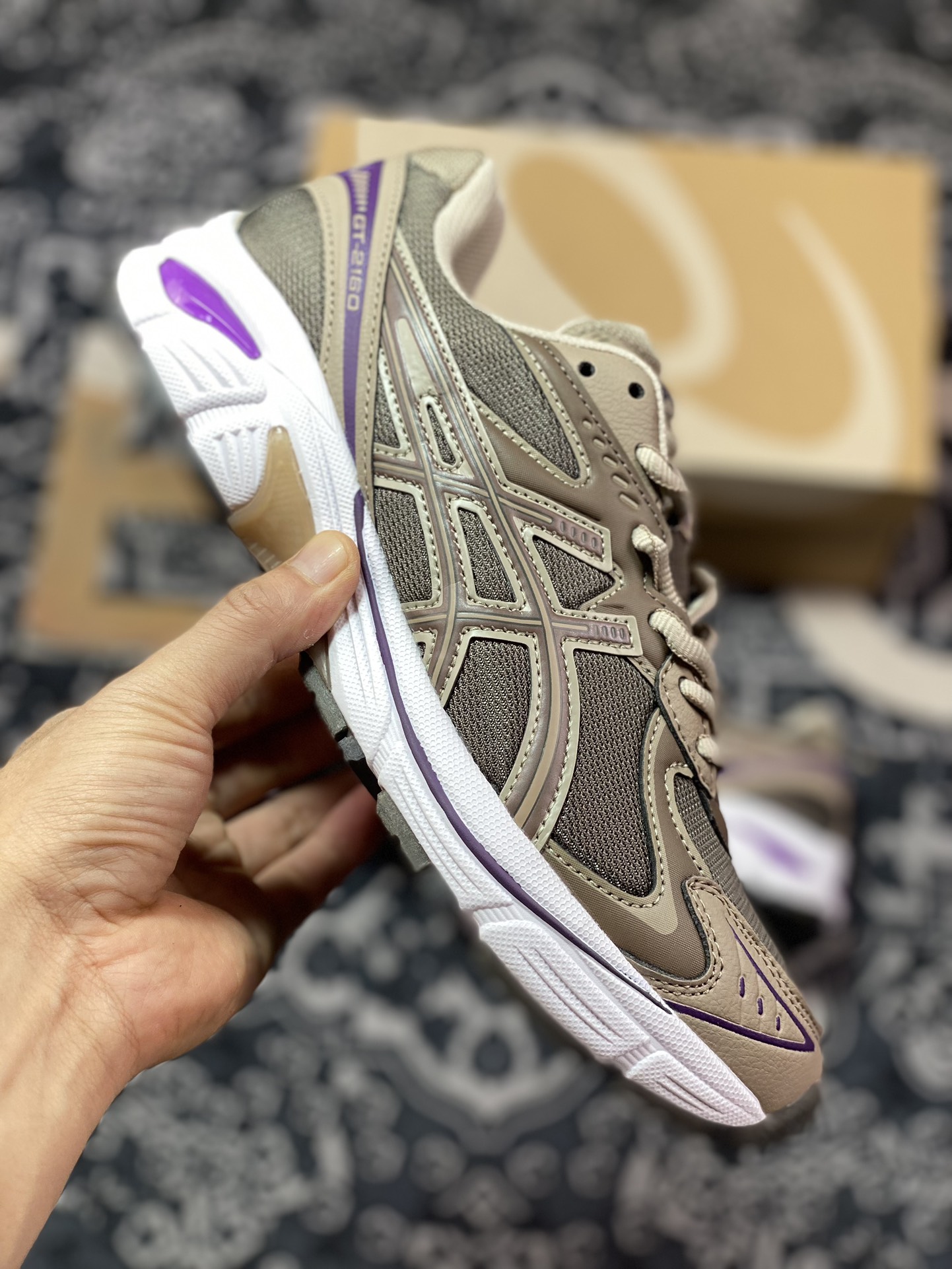 180 Asics GT-2160 深灰褐 亚瑟士运动休闲透气专业跑鞋