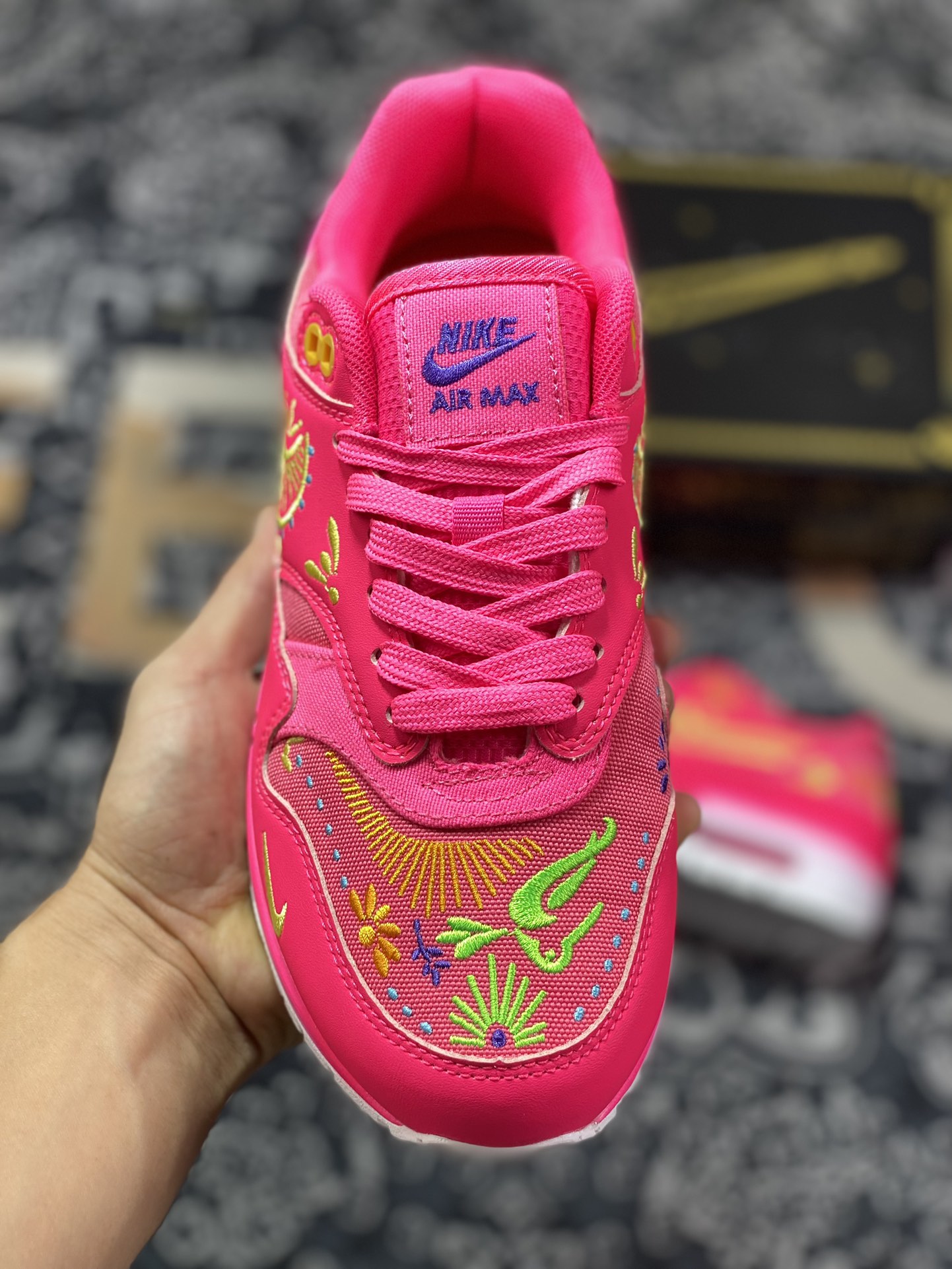 Nike Air Max 1 亡灵节 桃红 FQ8172-645