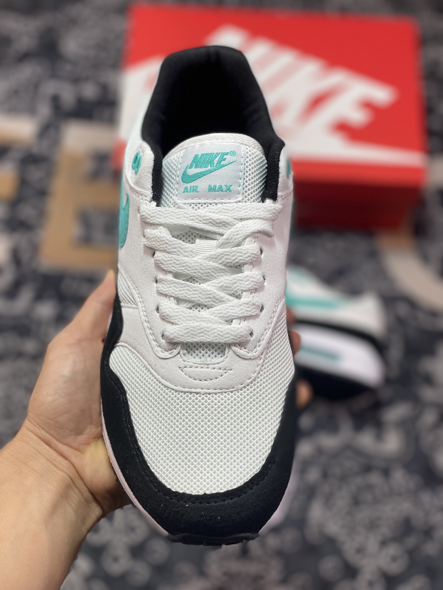 220 Nike  Air Max 1 白黑绿 DZ3307-114