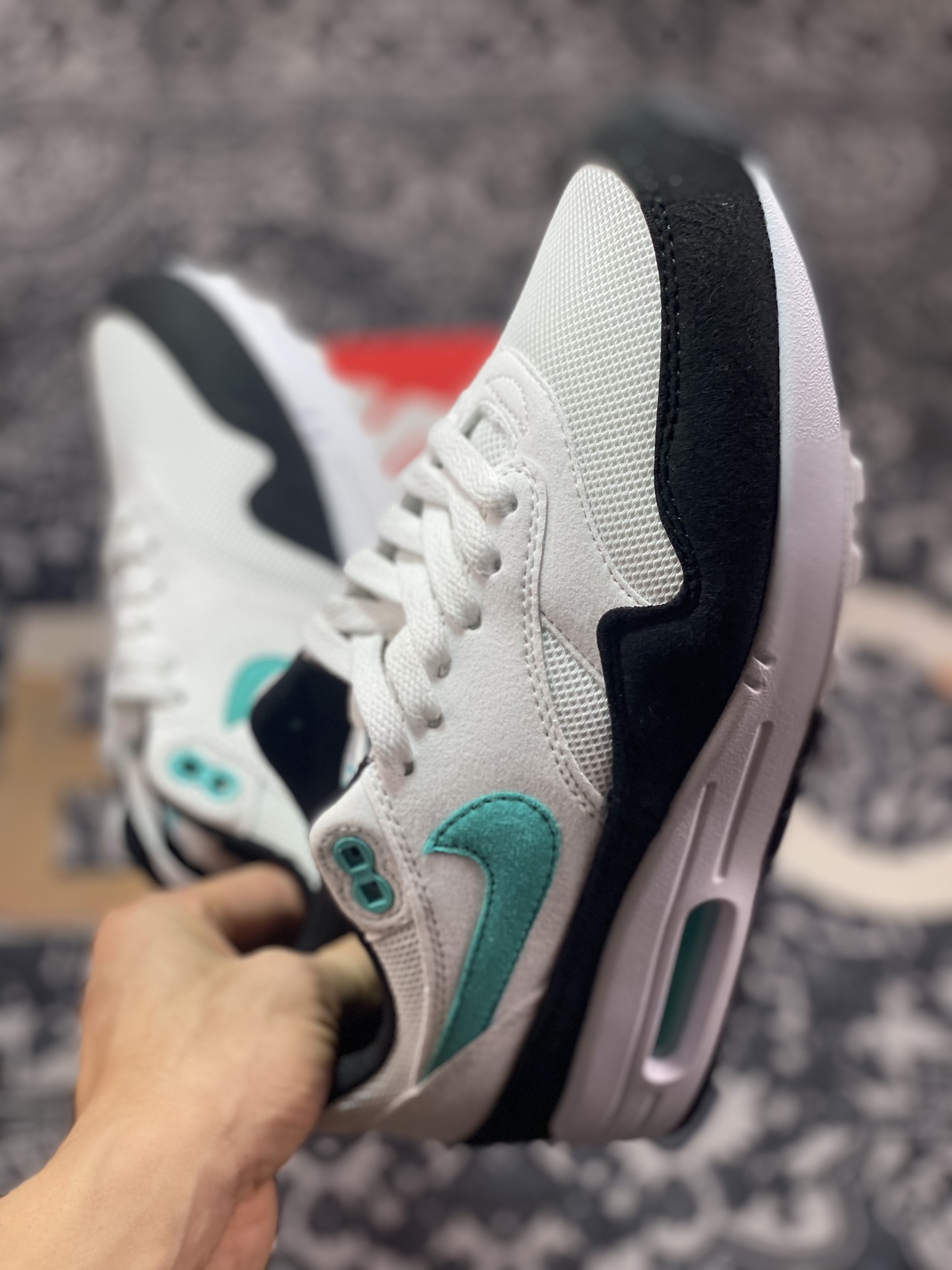 220 Nike  Air Max 1 白黑绿 DZ3307-114