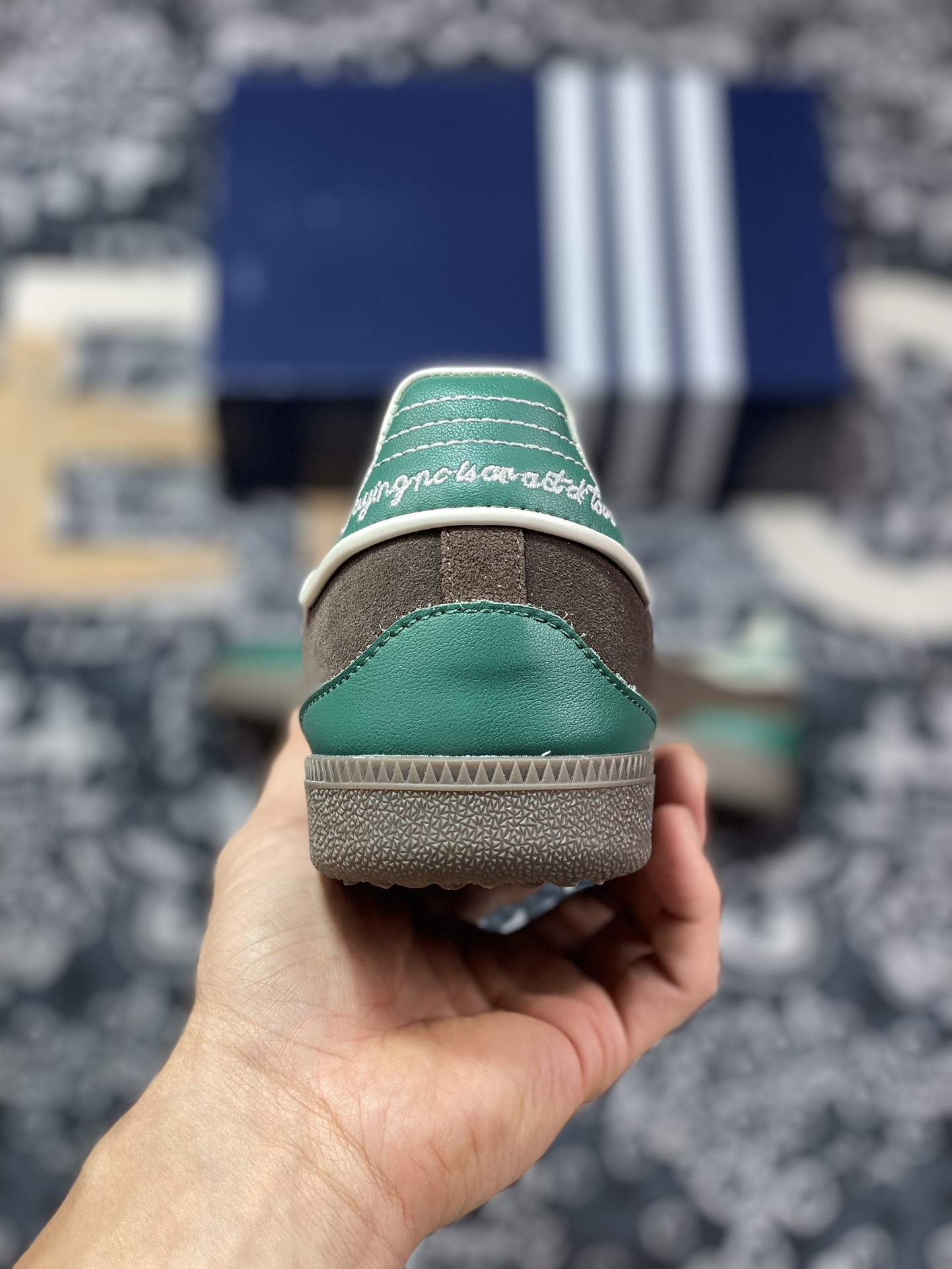 150 notitle x Adidas   Originals Samba OG 绿棕 联名桑巴训练鞋 ID6022