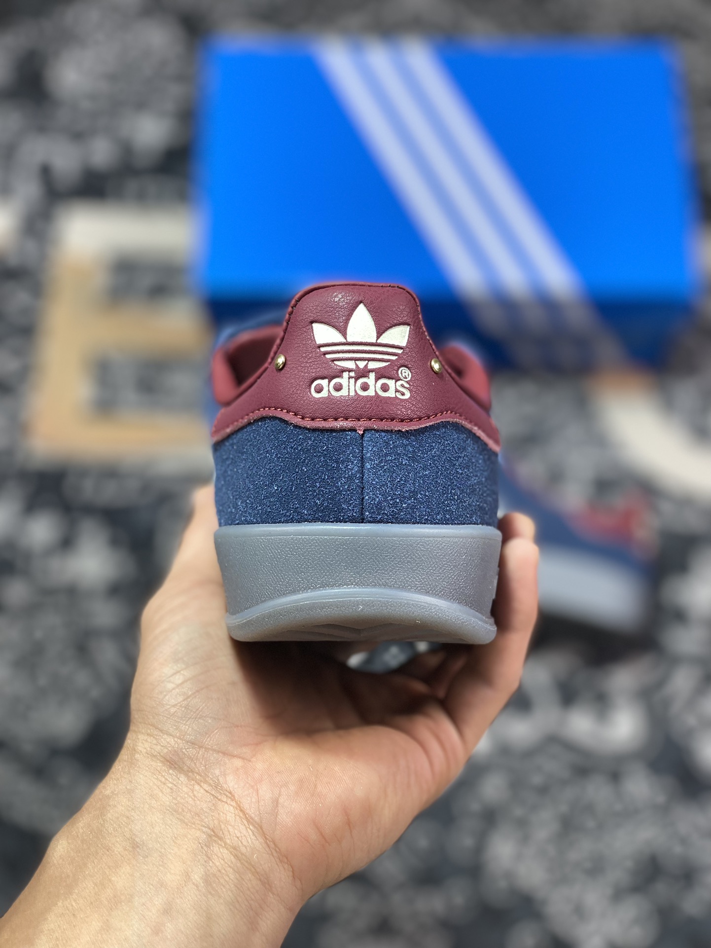 150 Adidas   Originals Gazelle Indoor 藏青蓝 三叶草复古休闲运动板鞋 ID1008