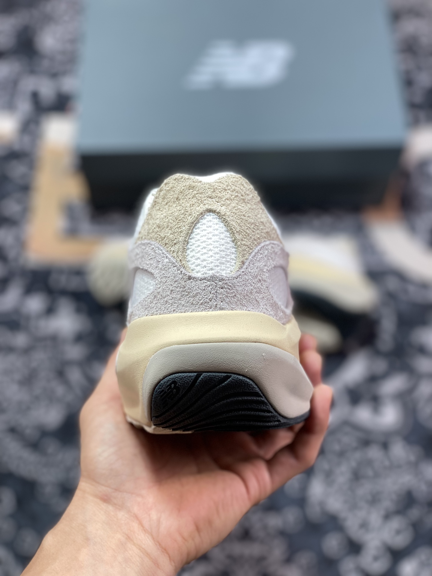 320 New Balance WRPD Runner”Grey/Beige/Black”动感跑系列低帮增高跑步鞋“翻毛浅灰米白黑”UWRPDMOB