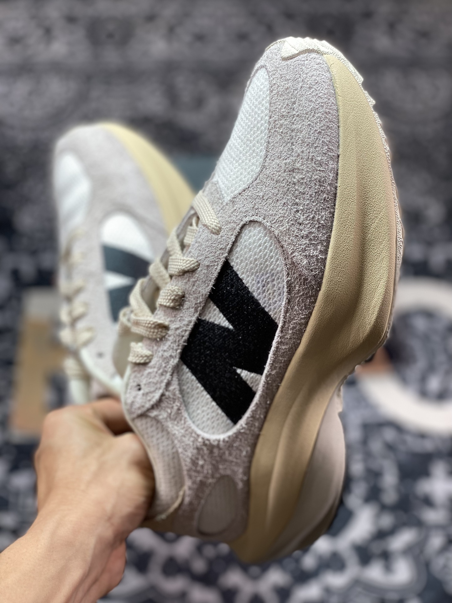 320 New Balance WRPD Runner”Grey/Beige/Black”动感跑系列低帮增高跑步鞋“翻毛浅灰米白黑”UWRPDMOB