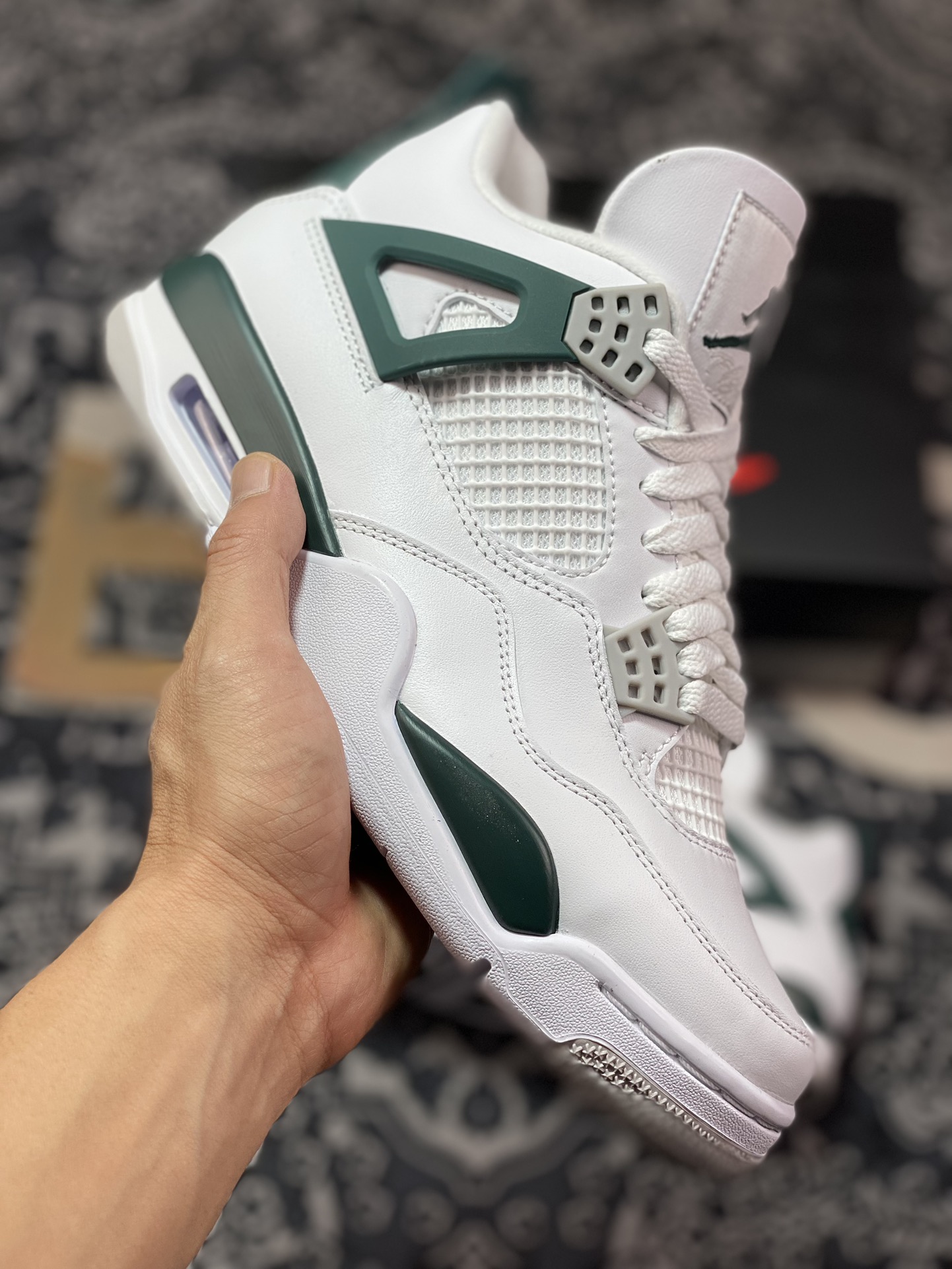 400 优选 Air Jordan AJ4 Retro 白绿 FQ8138-103