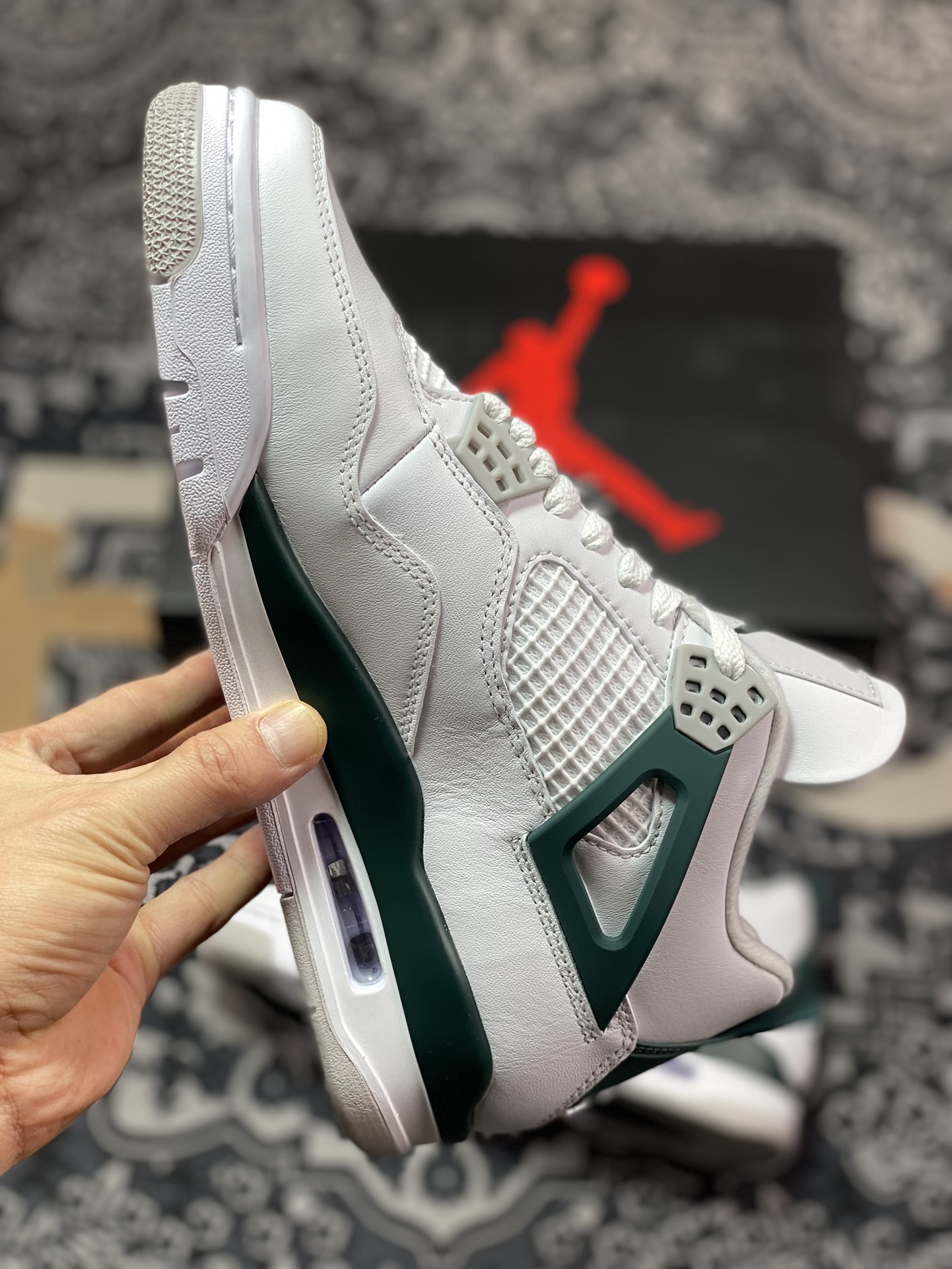 400 优选 Air Jordan AJ4 Retro 白绿 FQ8138-103