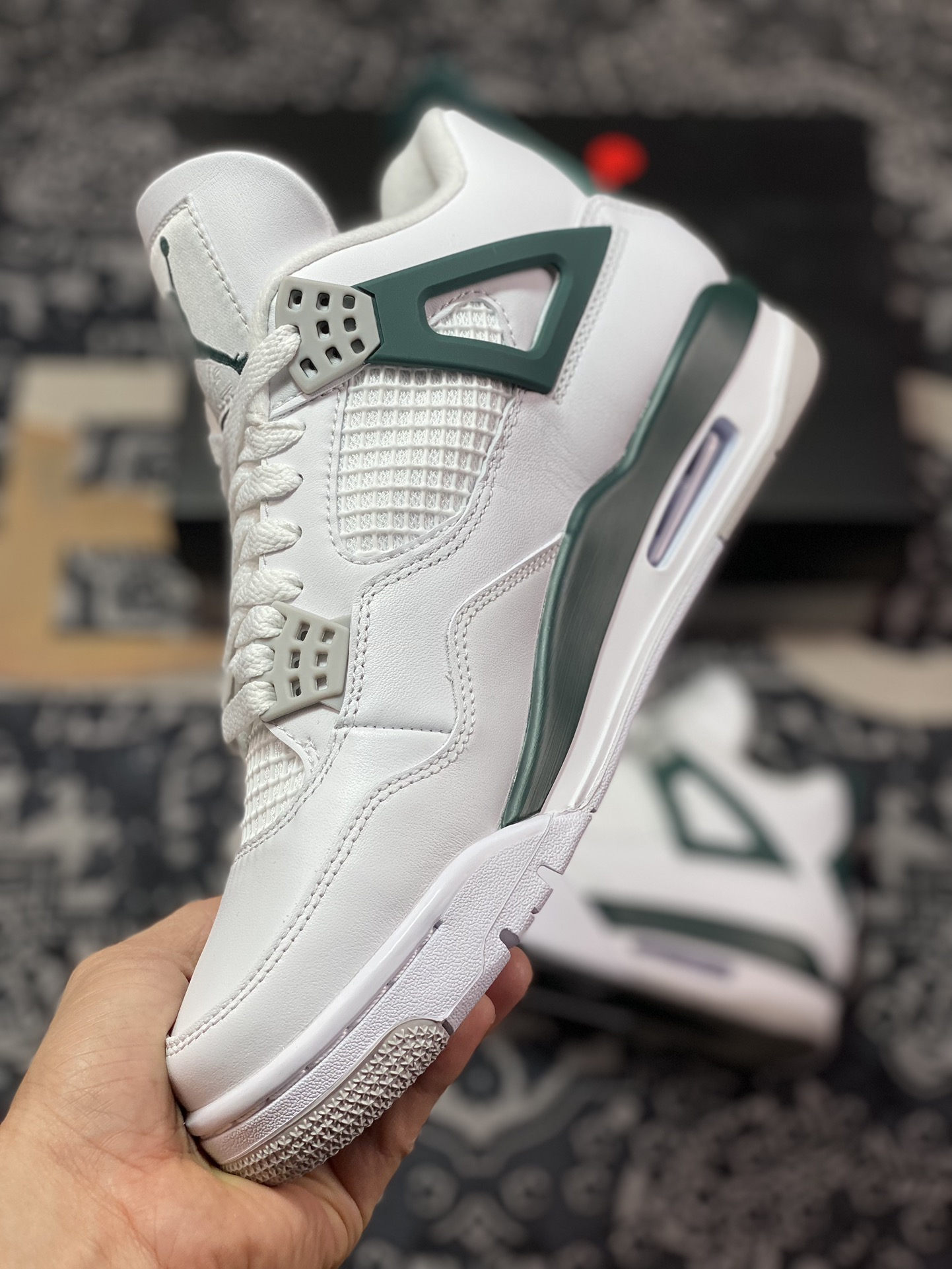 400 优选 Air Jordan AJ4 Retro 白绿 FQ8138-103