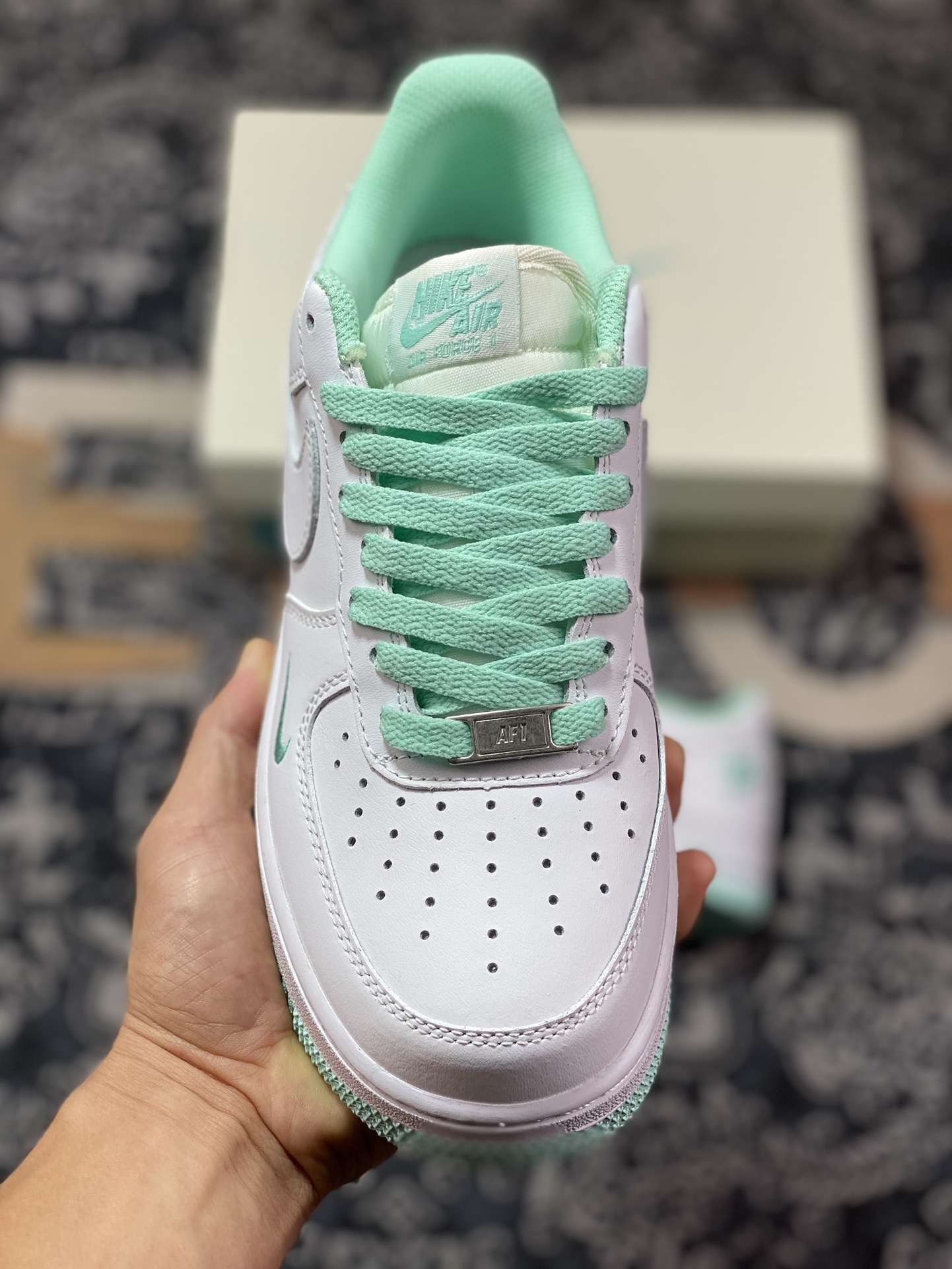 240 Nike Air Force 1 Low 07 x Travis Scott TS联名白抹茶绿 PF9055-774