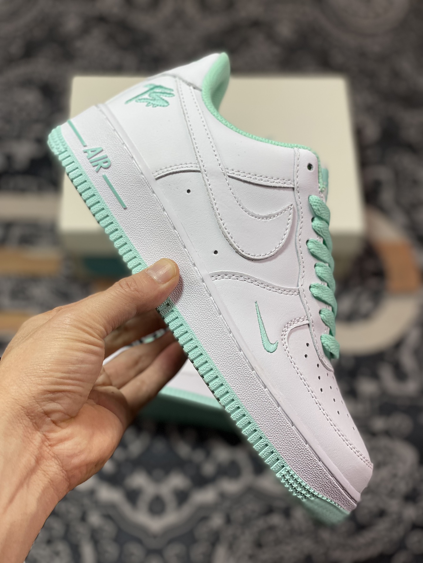 240 Nike Air Force 1 Low 07 x Travis Scott TS联名白抹茶绿 PF9055-774