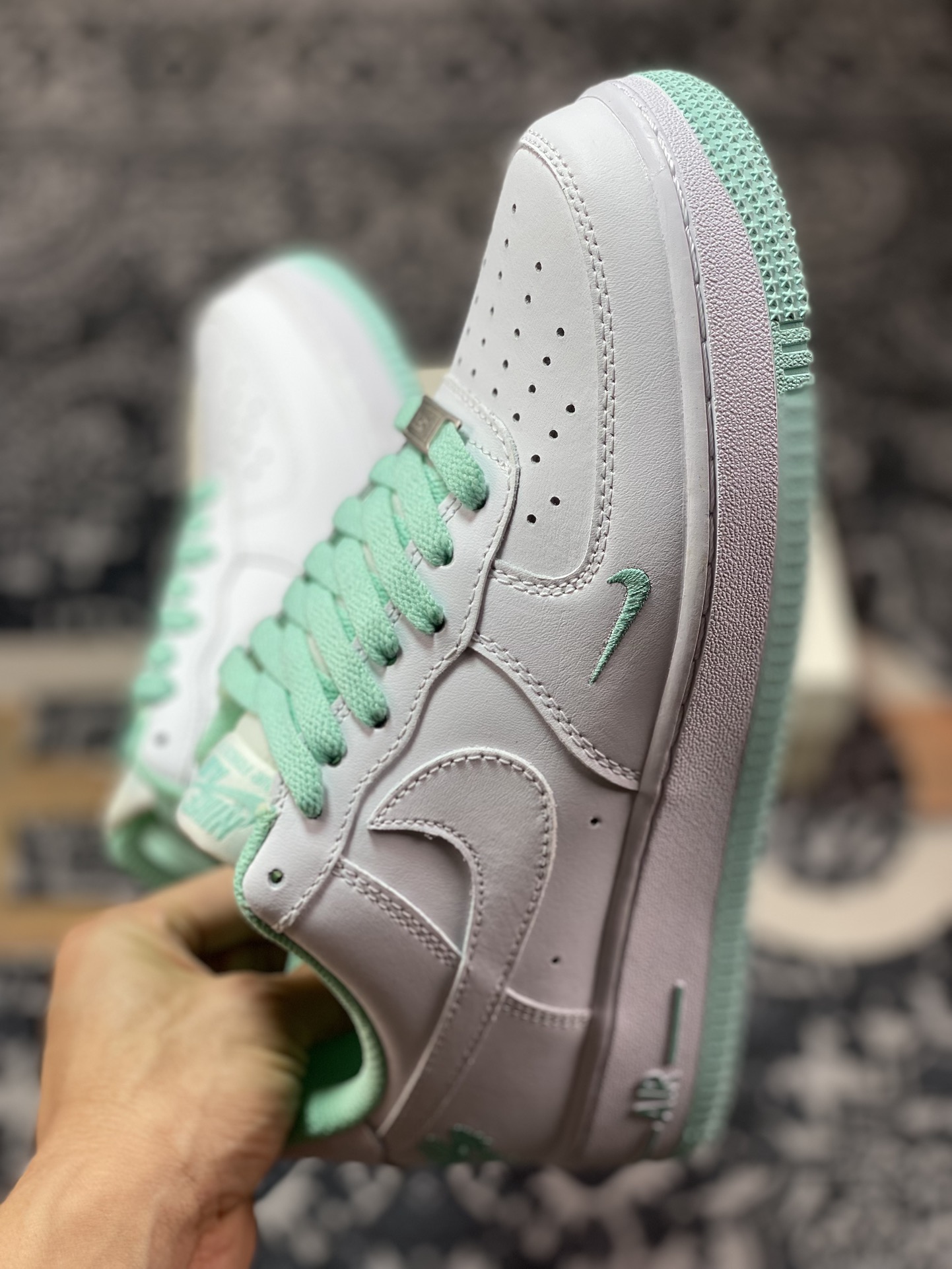 240 Nike Air Force 1 Low 07 x Travis Scott TS联名白抹茶绿 PF9055-774