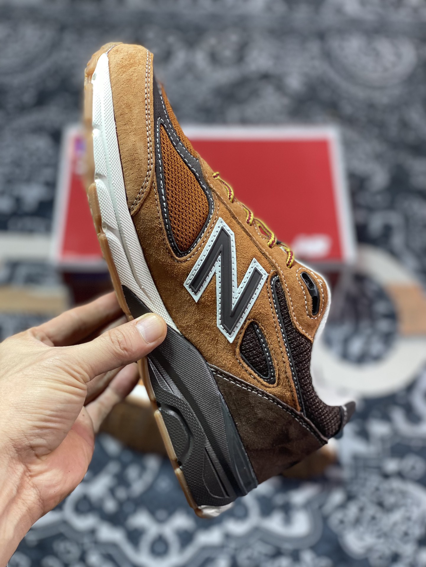 240 New Balance in USA M990V4"L.L.Bean"系列美产血统经典跑步鞋“深棕摩卡”W990LL4