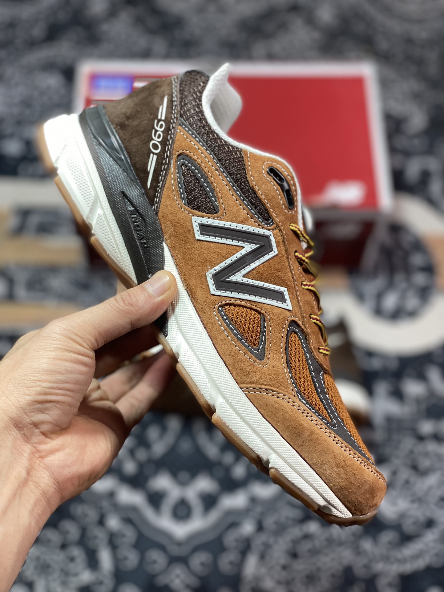 240 New Balance in USA M990V4"L.L.Bean"系列美产血统经典跑步鞋“深棕摩卡”W990LL4