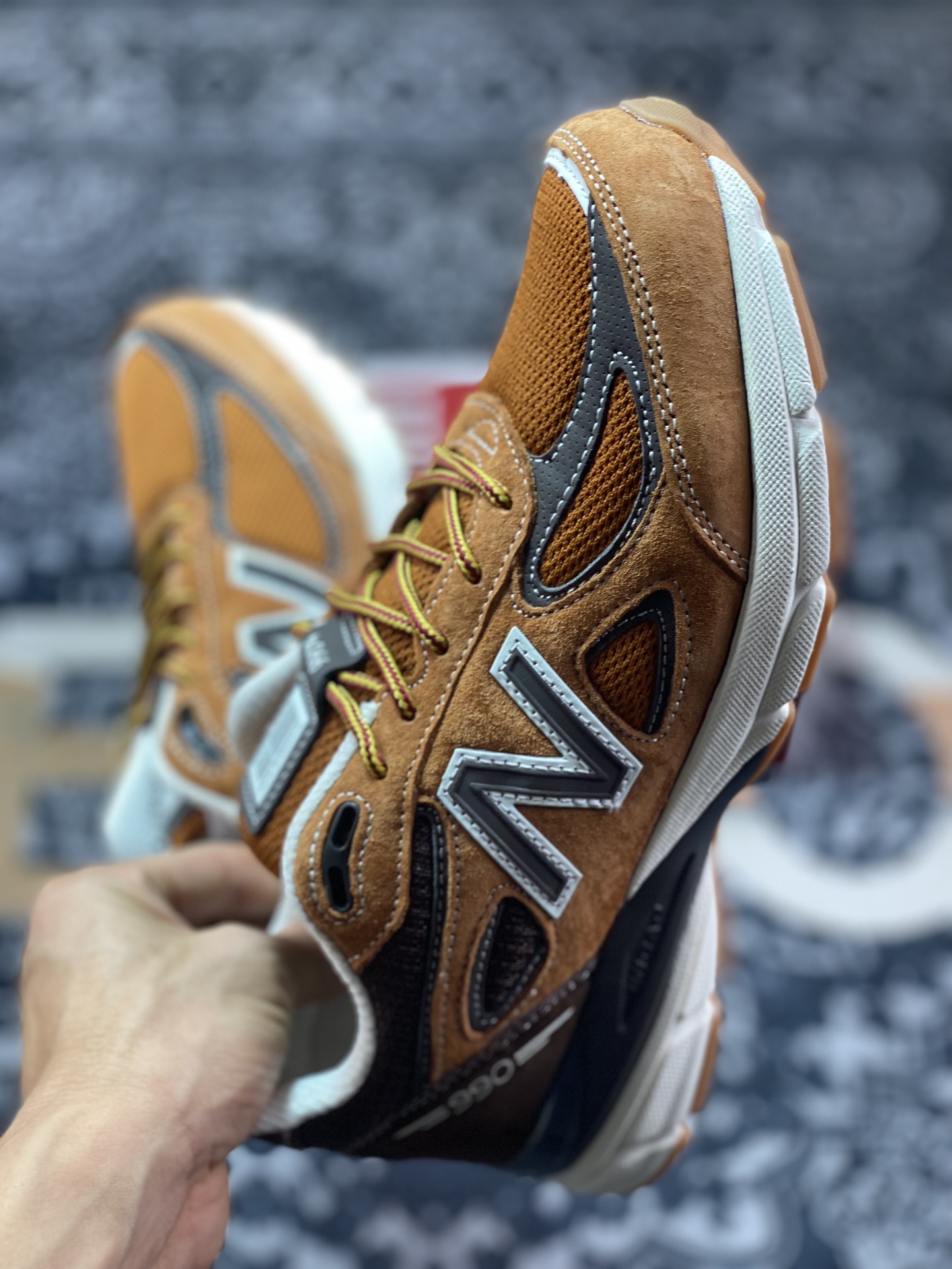 240 New Balance in USA M990V4"L.L.Bean"系列美产血统经典跑步鞋“深棕摩卡”W990LL4