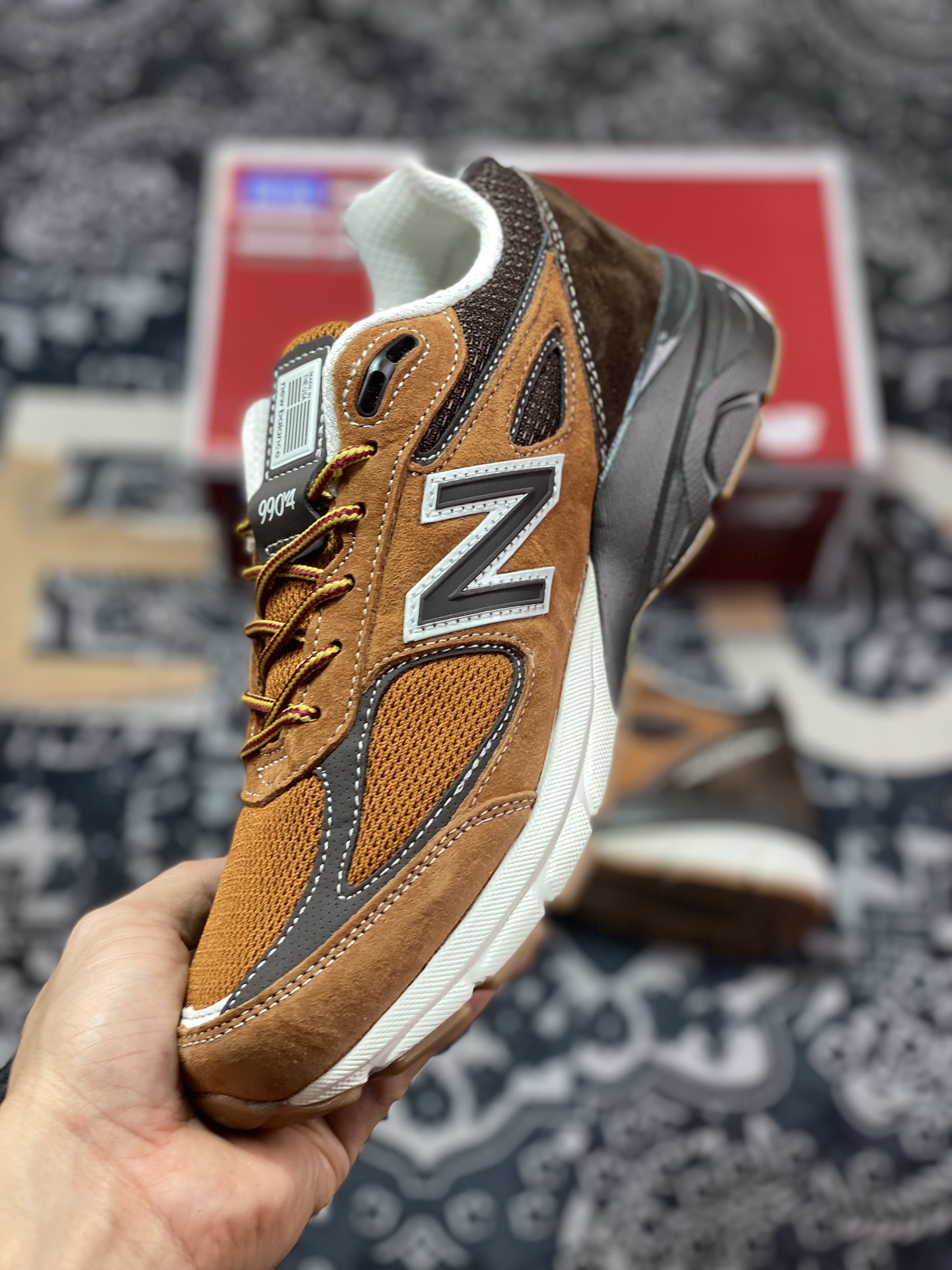 240 New Balance in USA M990V4"L.L.Bean"系列美产血统经典跑步鞋“深棕摩卡”W990LL4