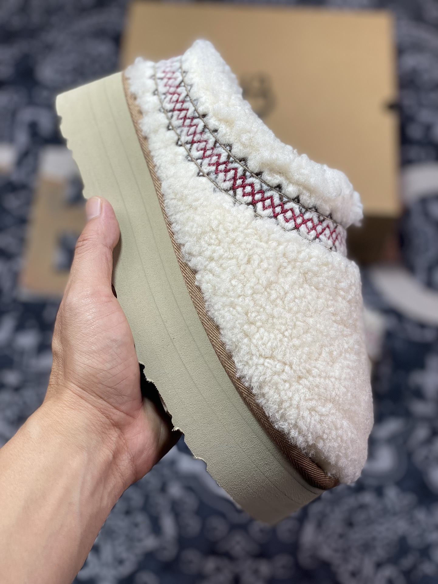 280 UGG W Leisure Tazz Slipper Chestnut 塔茨系列加厚款穆勒风包头舒适露跟半拖鞋