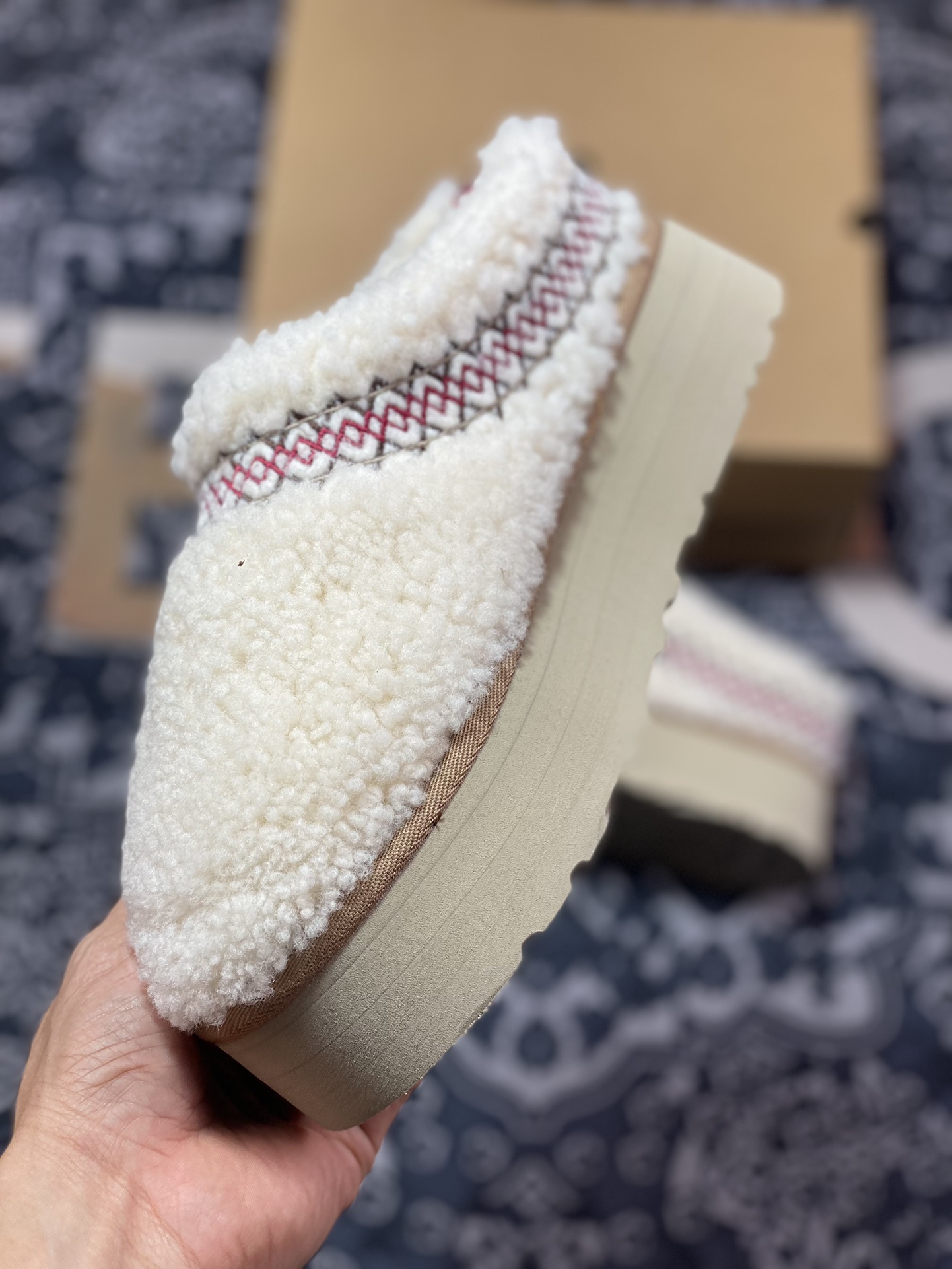 280 UGG W Leisure Tazz Slipper Chestnut 塔茨系列加厚款穆勒风包头舒适露跟半拖鞋