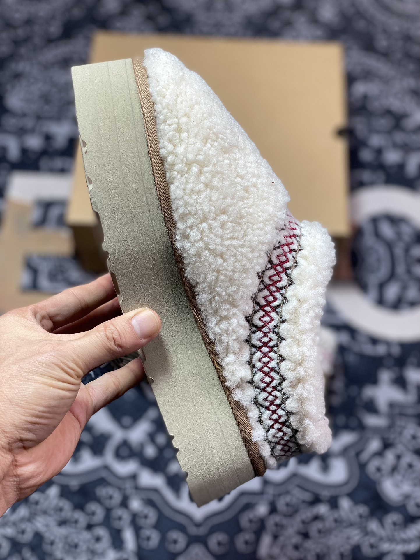 280 UGG W Leisure Tazz Slipper Chestnut 塔茨系列加厚款穆勒风包头舒适露跟半拖鞋