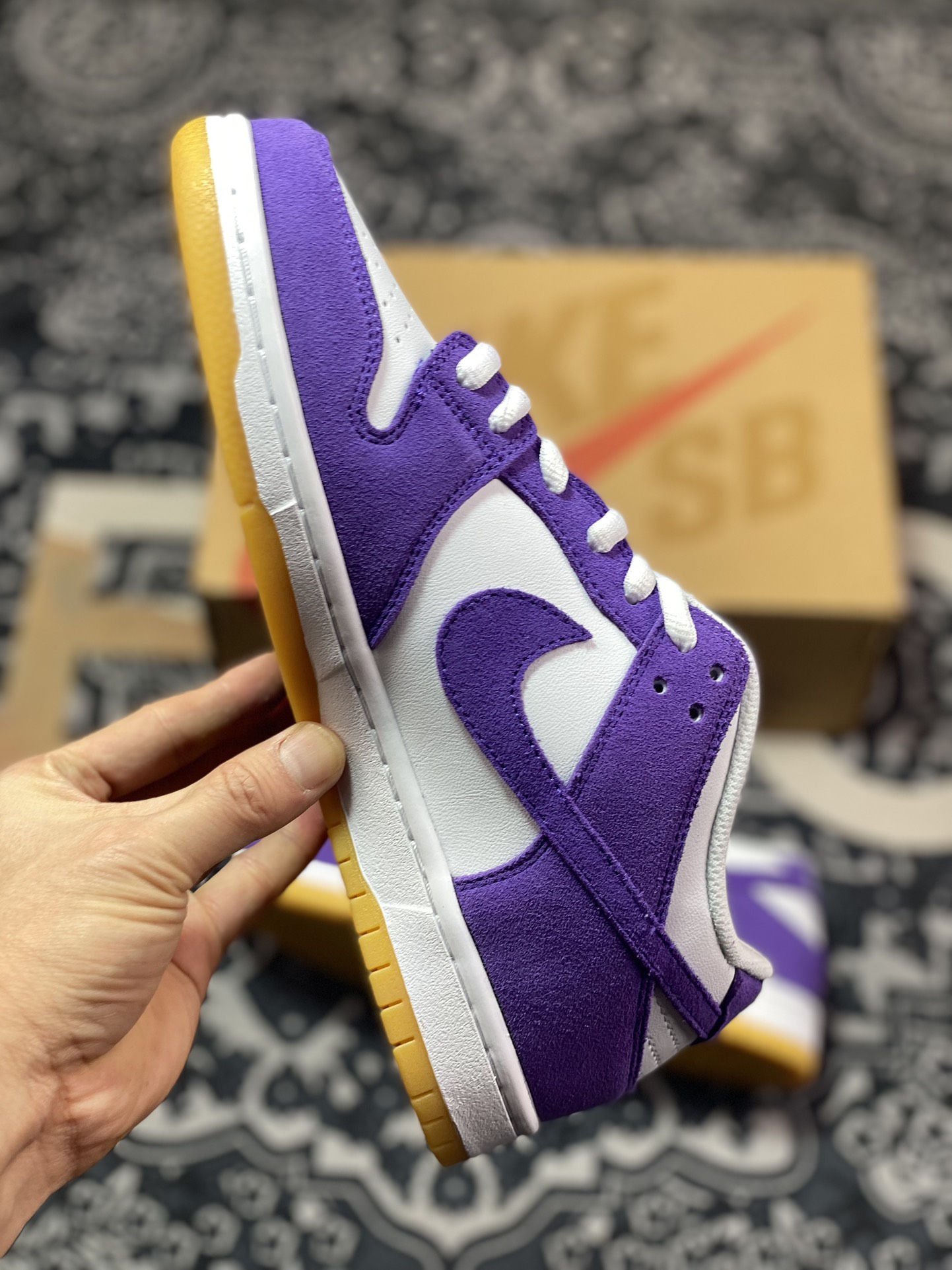 220  Nike  SB Dunk ”Purple Suede” 恶人紫配色 SB低帮休闲板鞋 DV5464-500