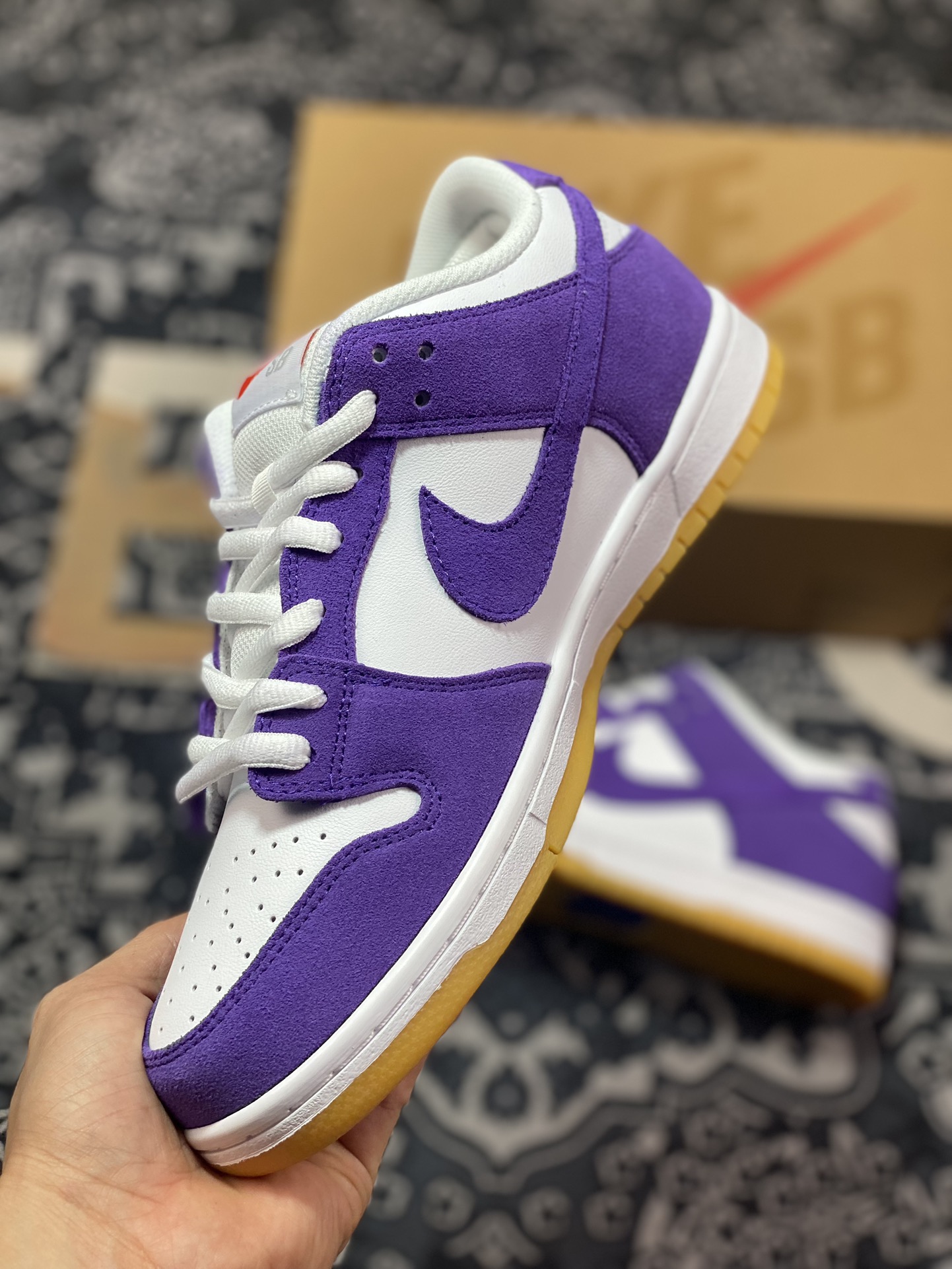 220  Nike  SB Dunk ”Purple Suede” 恶人紫配色 SB低帮休闲板鞋 DV5464-500