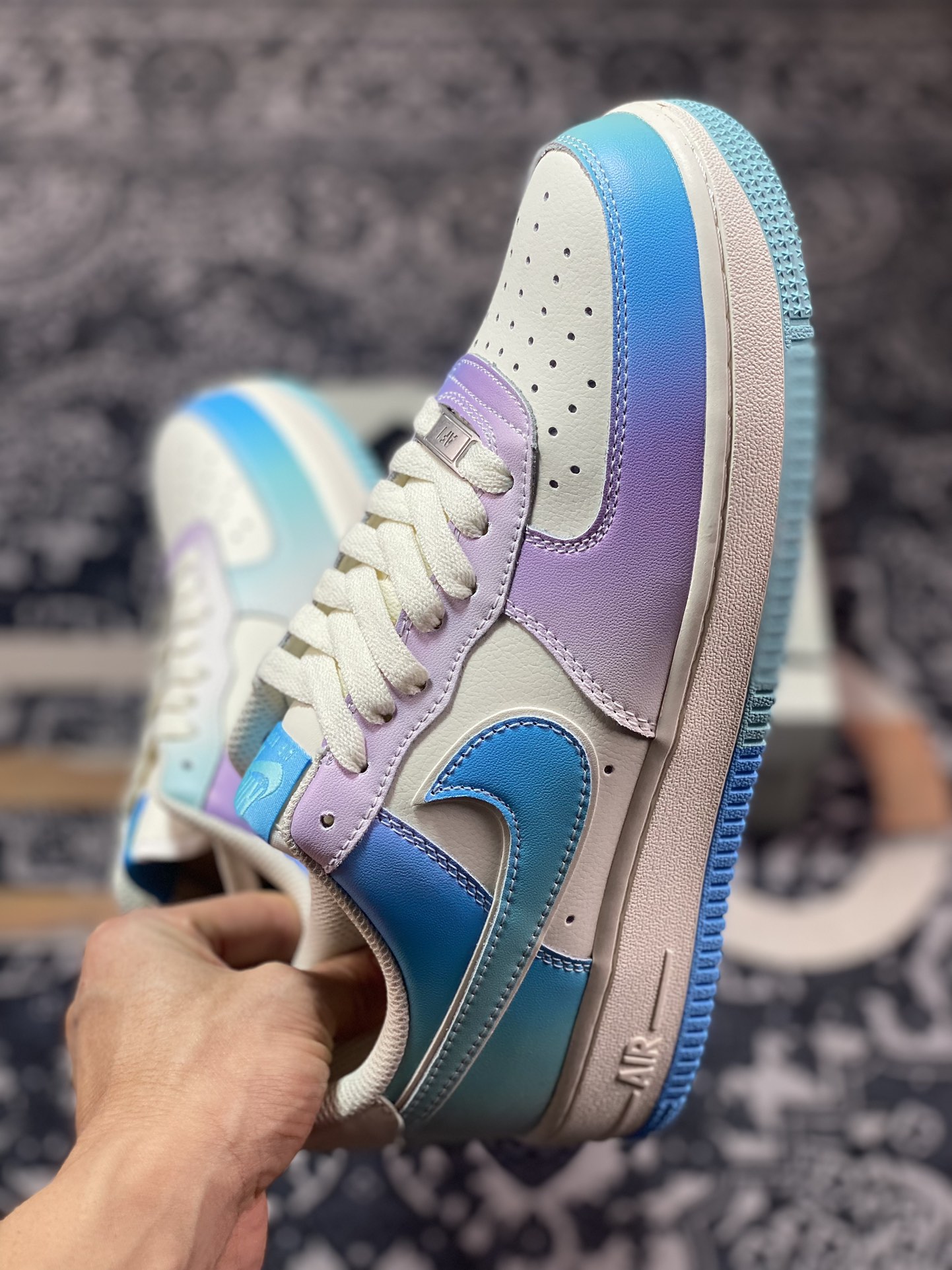 240 原装级别Nike Air Force 1 Low 07 霓虹渐变原楦头原纸板  DB3301-333