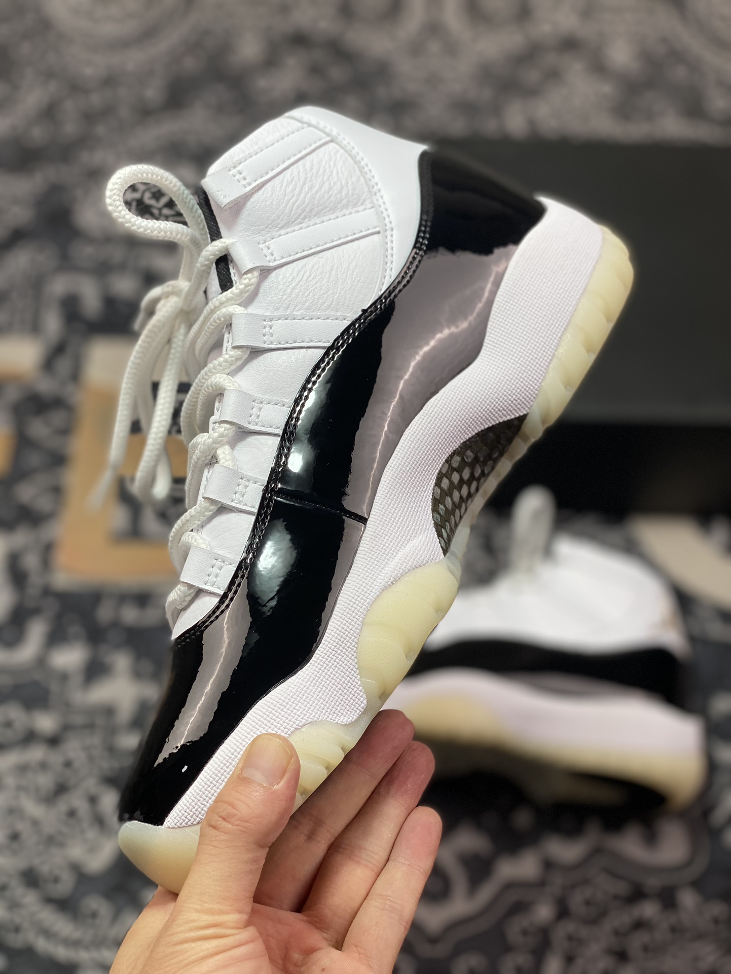 480 原装级别Air Jordan 11 "Defining Moments" DMP 白黑 OG纯原生产线出品  CT8012-170