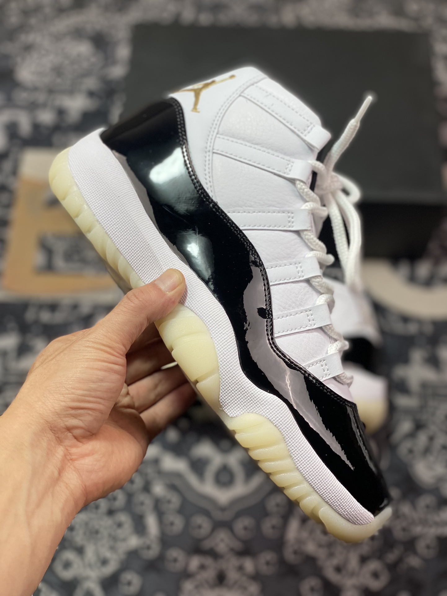 480 原装级别Air Jordan 11 "Defining Moments" DMP 白黑 OG纯原生产线出品  CT8012-170