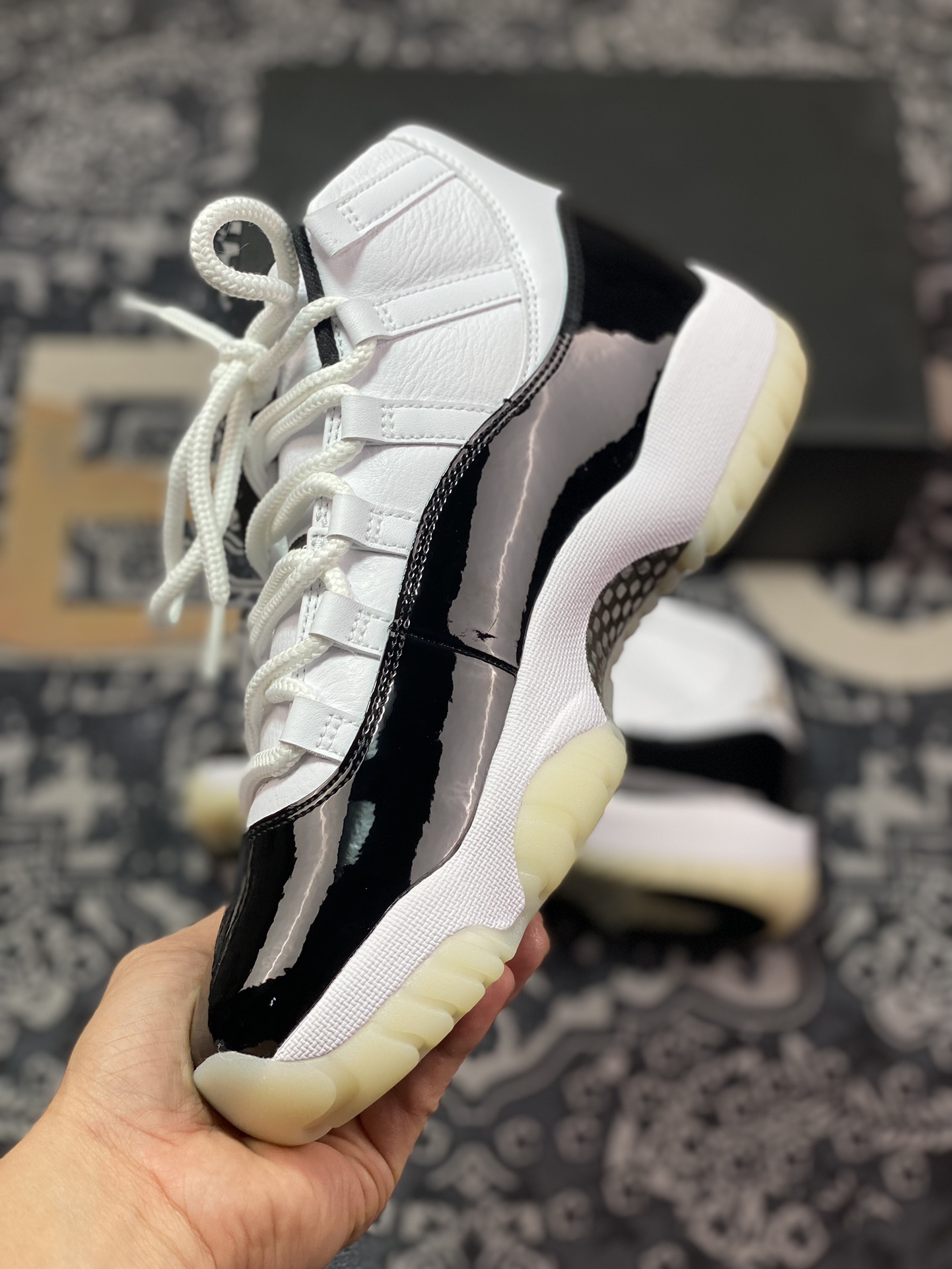 480 原装级别Air Jordan 11 "Defining Moments" DMP 白黑 OG纯原生产线出品  CT8012-170