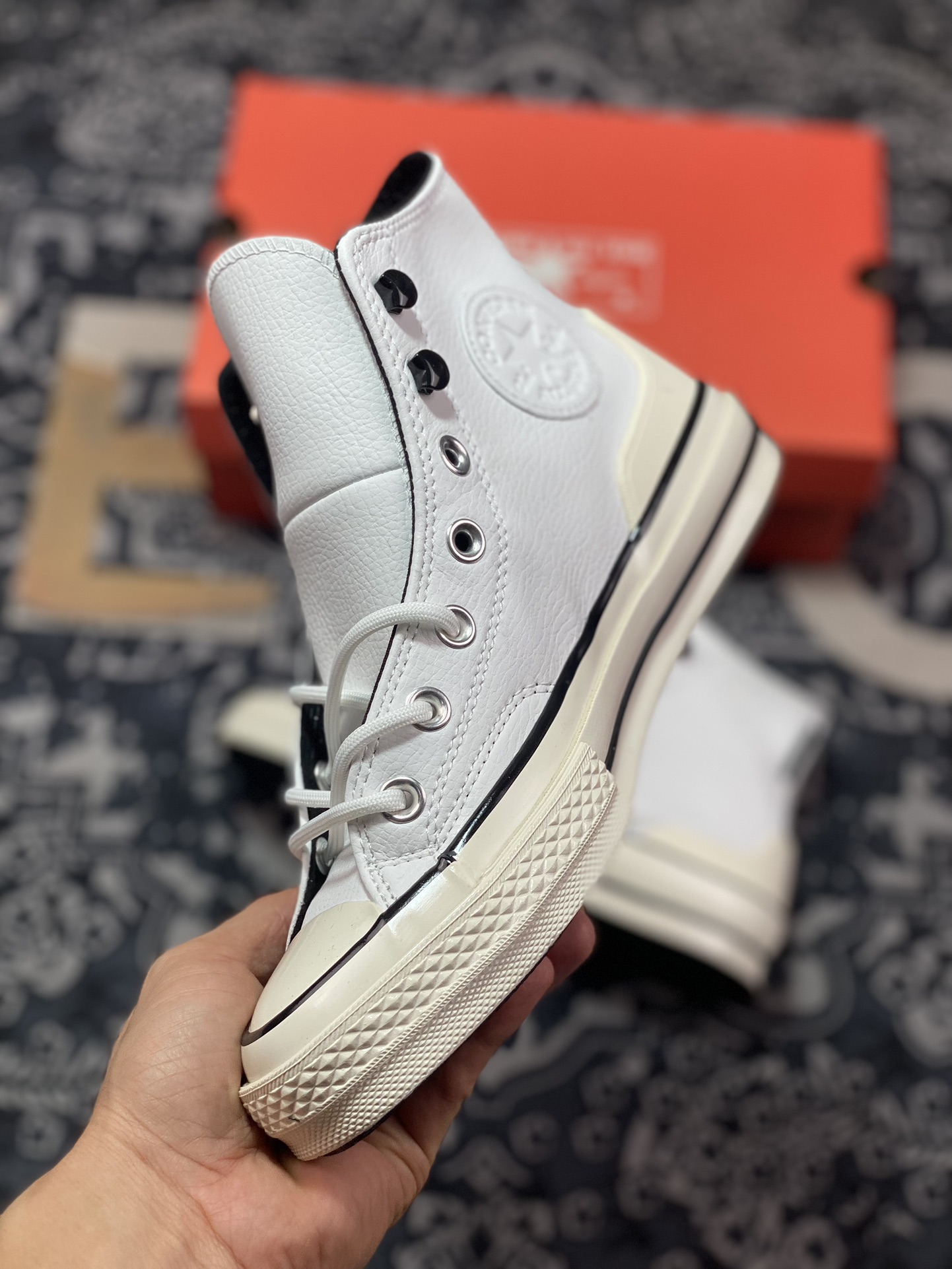 150  Converse Chuck 1970s 防泼水皮质 匡威官方 秋冬新款高帮休闲板鞋 A05695C/A05369C