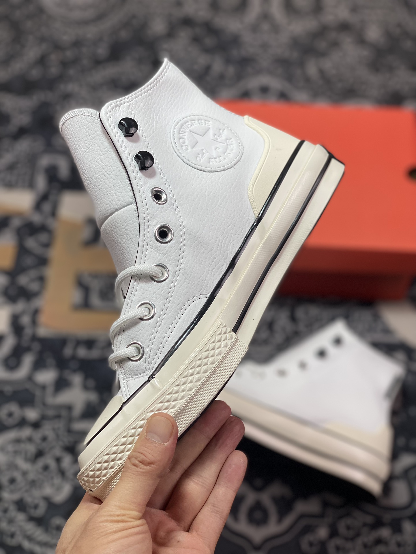 150  Converse Chuck 1970s 防泼水皮质 匡威官方 秋冬新款高帮休闲板鞋 A05695C/A05369C