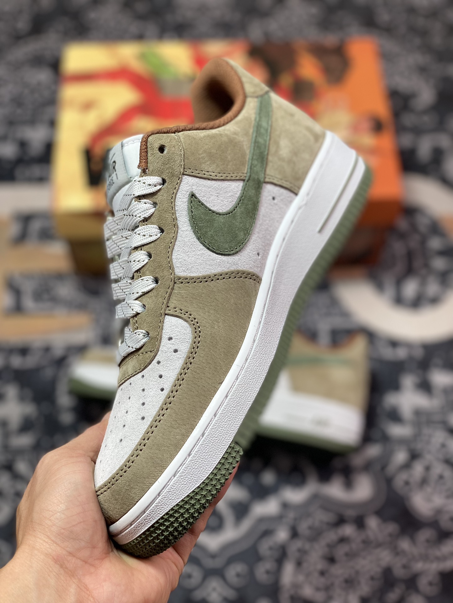 260 AKIRA x Air Force 1 '07 Low 联名浅深绿  DD3966-523