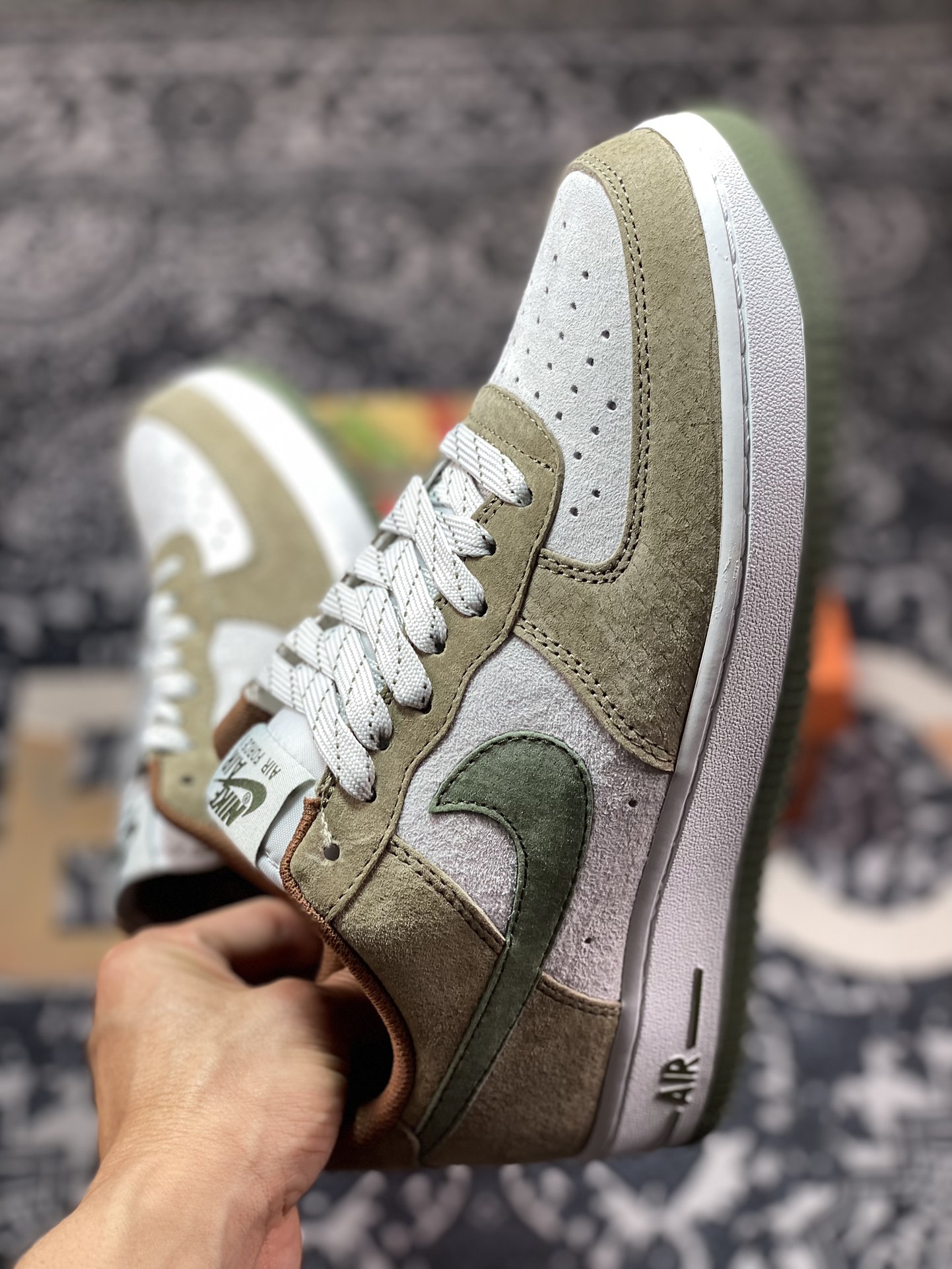 260 AKIRA x Air Force 1 '07 Low 联名浅深绿  DD3966-523