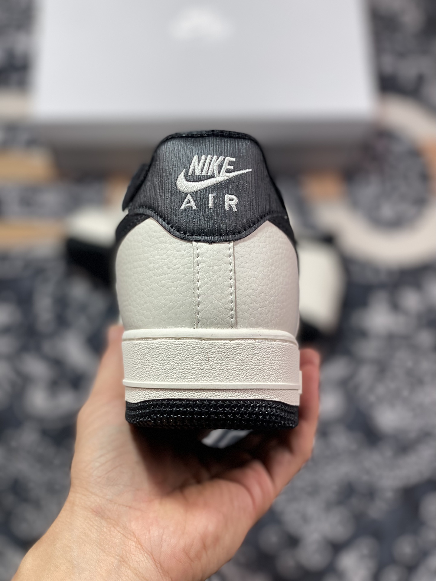 240 Nike Air Force 1 Low 07 白黑 涂鸦笔原楦头原纸板 MK9636-125