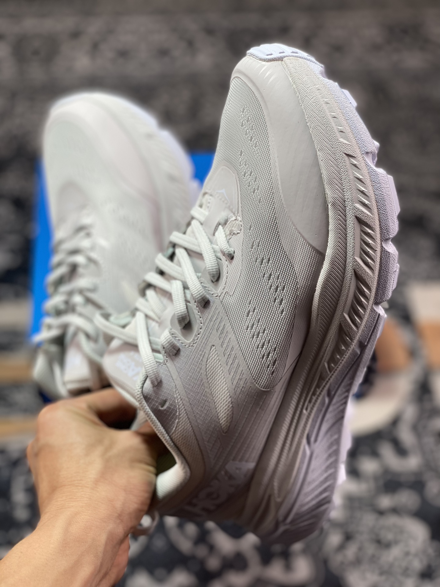 HOKA ONE ONE Stinson 6 ATR Stinson 6th generation series low-top running shoes ¡±net woven all white¡± 1110506-NCWT