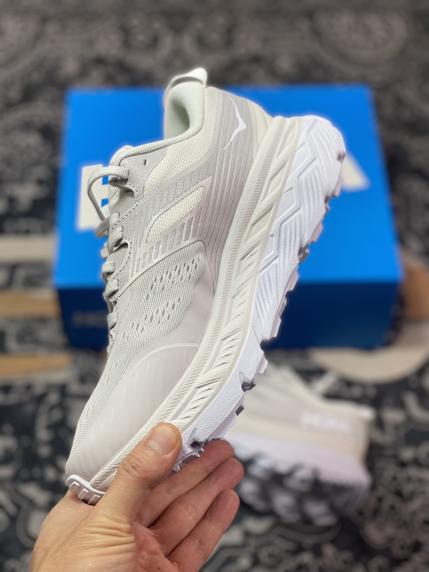 HOKA ONE ONE Stinson 6 ATR Stinson 6th generation series low-top running shoes ¡±net woven all white¡± 1110506-NCWT