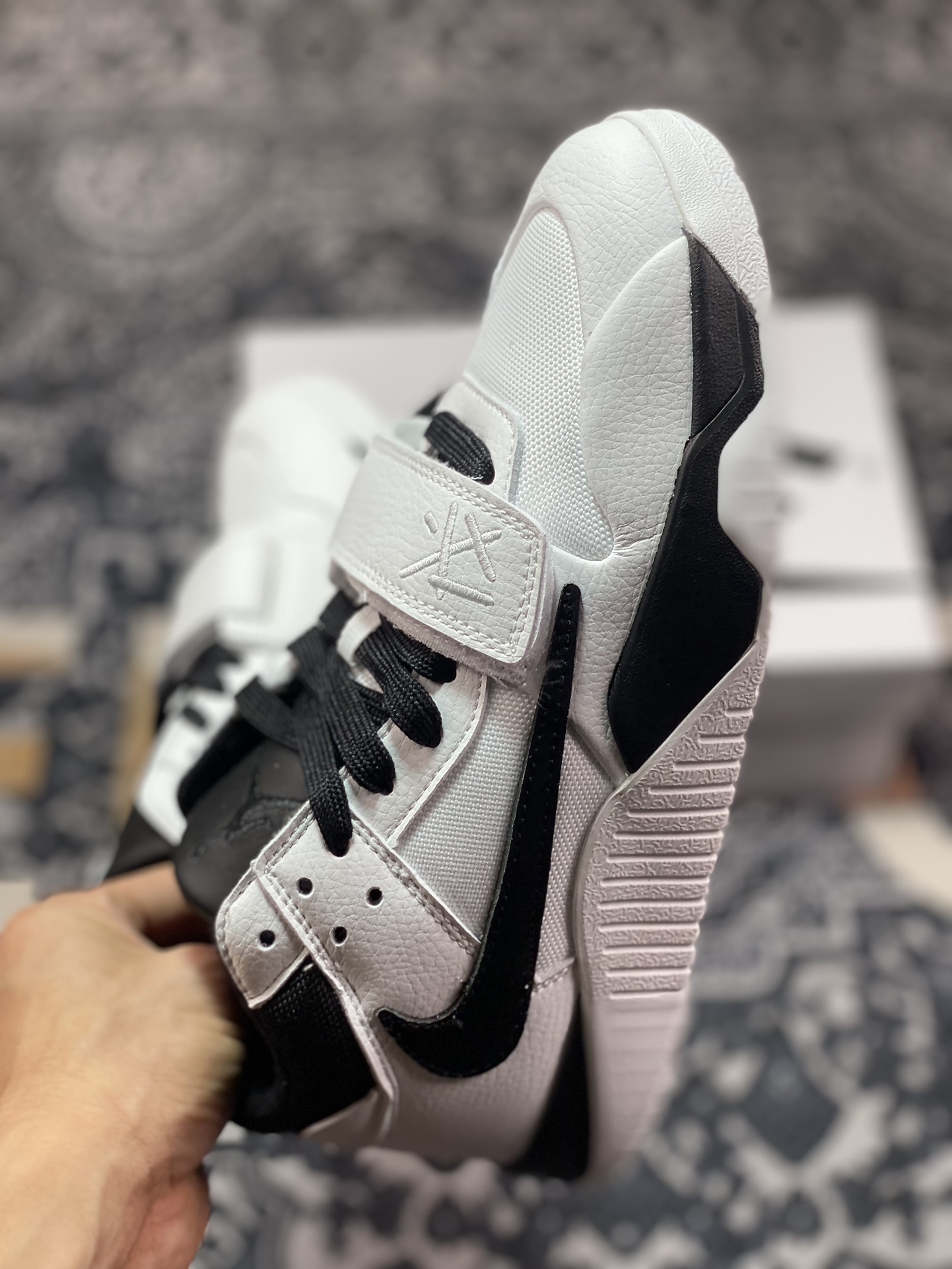 Travis Scott x Nike Jordan Cut The Check ”White Black Panda” cut basketball shoes ”TS joint panda white black hook” FZ8117-151