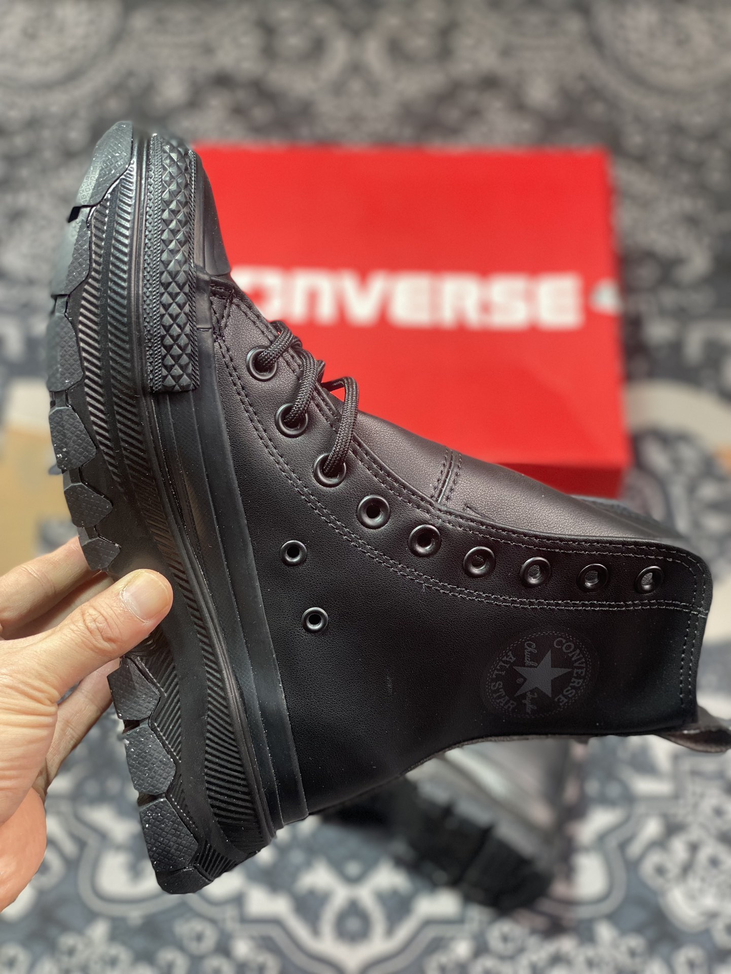 220  Converse Trewave 限定款马丁靴 匡威新款厚底黑武士马丁靴