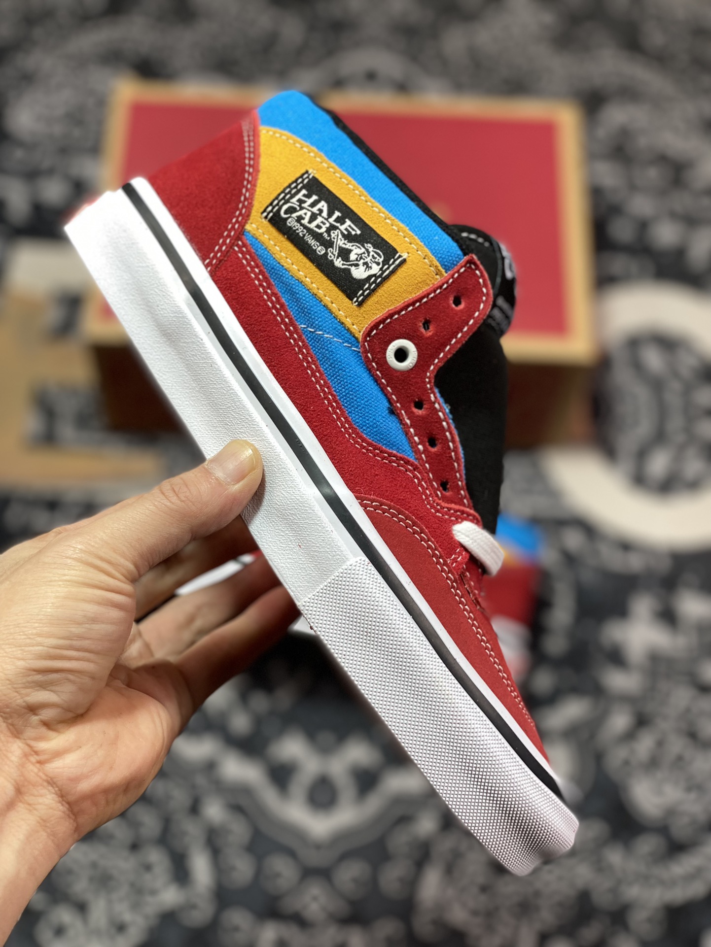 220  Vans Pro Skate Half Cab 拼色 安纳海姆系列复古专业滑板鞋