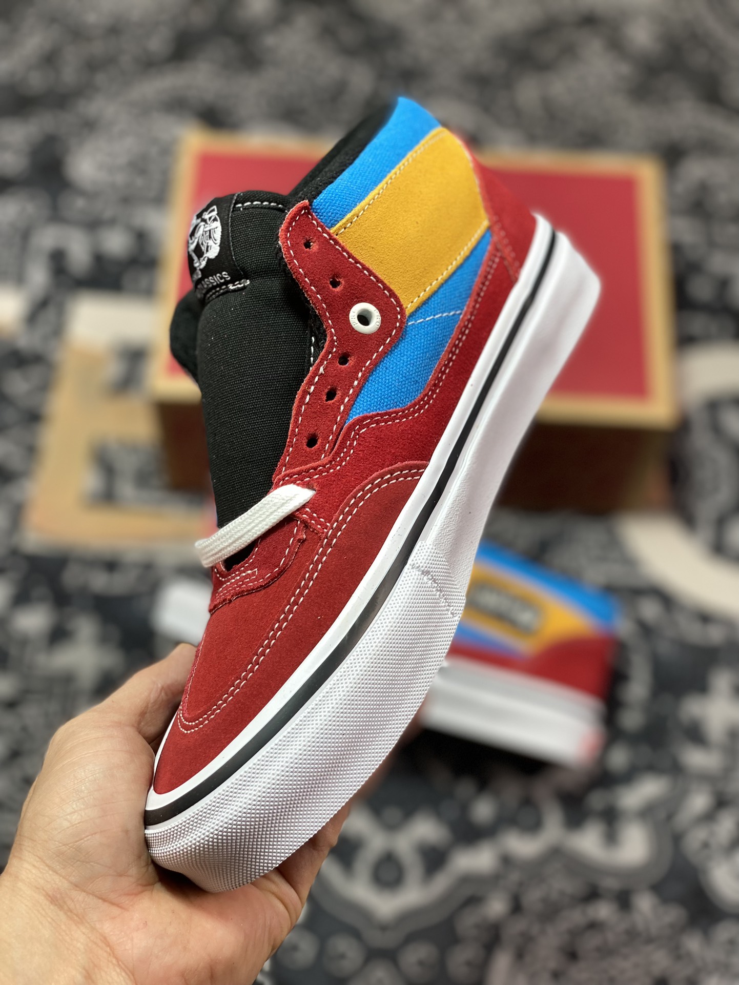 220  Vans Pro Skate Half Cab 拼色 安纳海姆系列复古专业滑板鞋