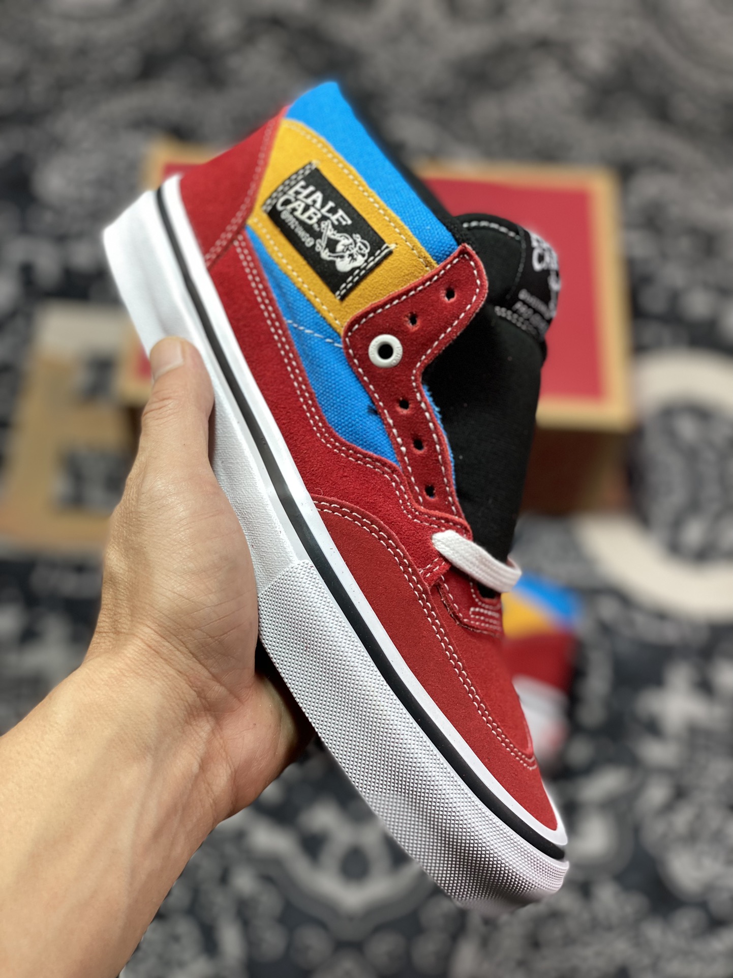 220  Vans Pro Skate Half Cab 拼色 安纳海姆系列复古专业滑板鞋