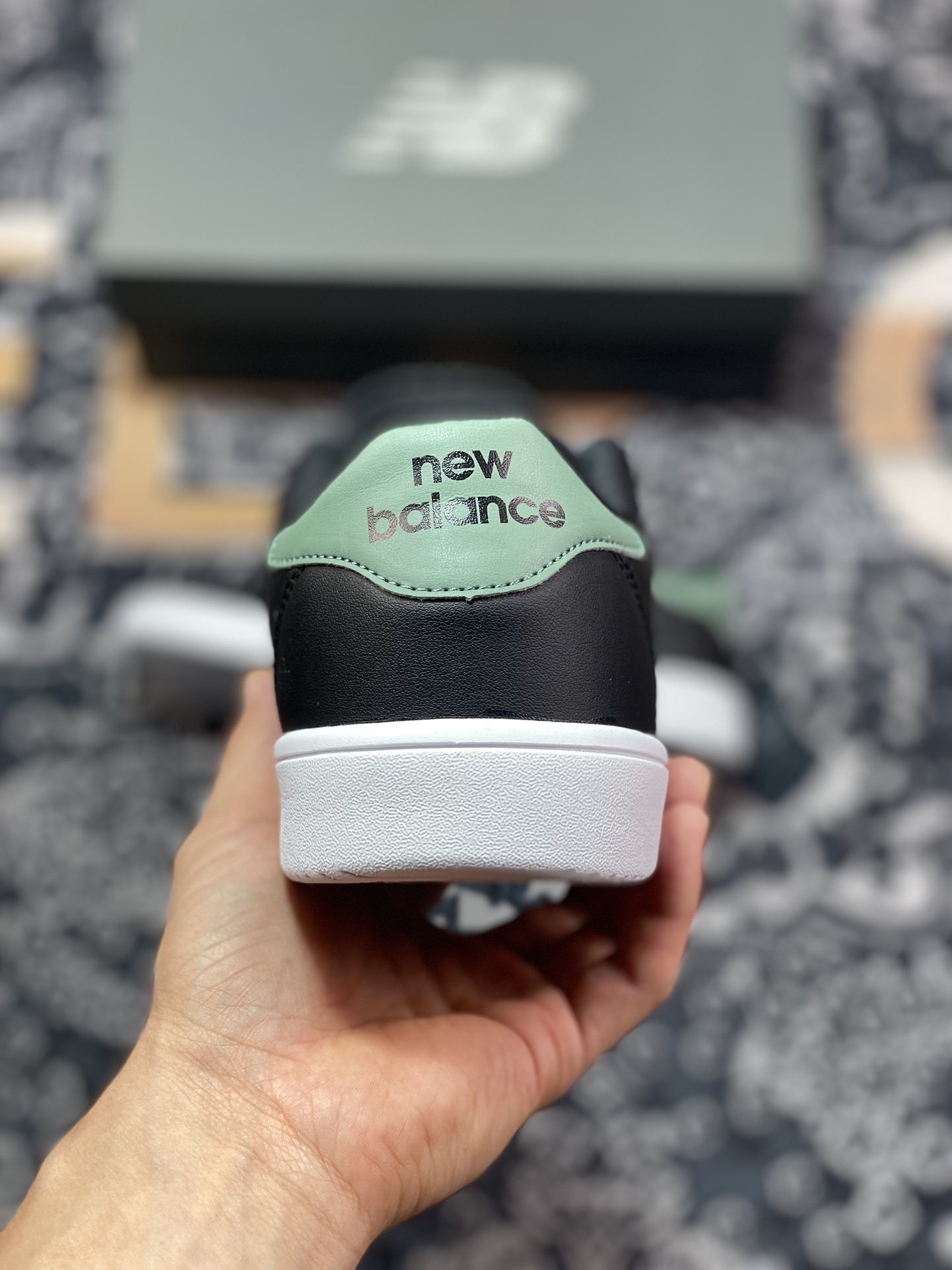 150 NB新百伦New Balance CT05系列低帮经典复古轻量休闲运动篮球板鞋“皮革黑绿”CT05WG3