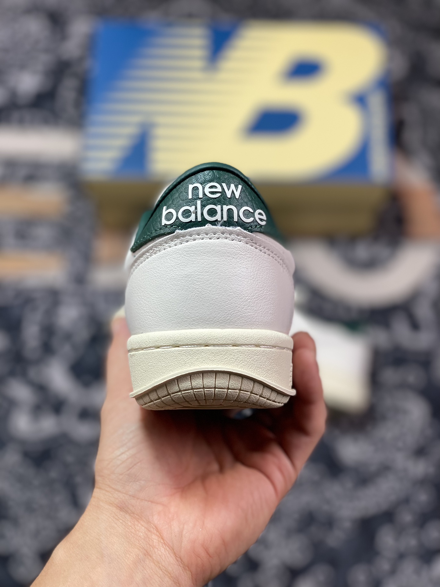 180 新百伦New Balance CT500 Tennis Oxfords系列经典复古低帮板鞋“联名皮革米白深绿”CT500AC1