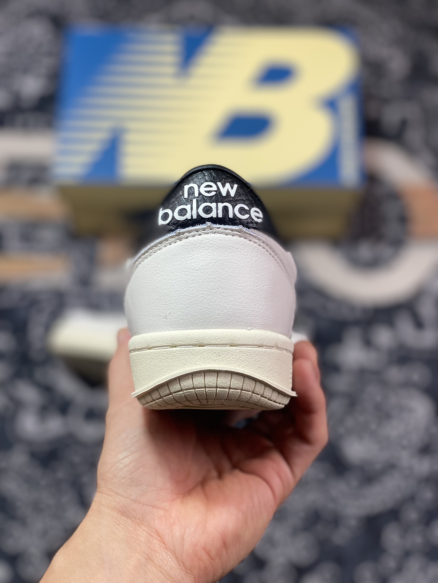 180 New Balance CT500 Tennis Oxfords系列经典复古低帮休闲运动网球板鞋“联名皮革米白黑”CT500AD1