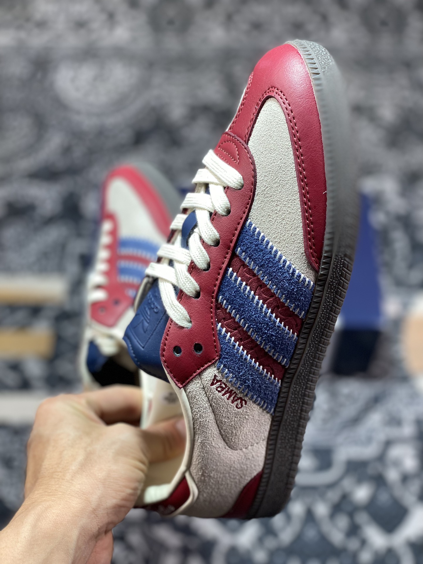 Platform special supply big factory product Notitle x Adidas Originals Samba joint model clover Samba German training shoes IG4198/ID6023/ID6022