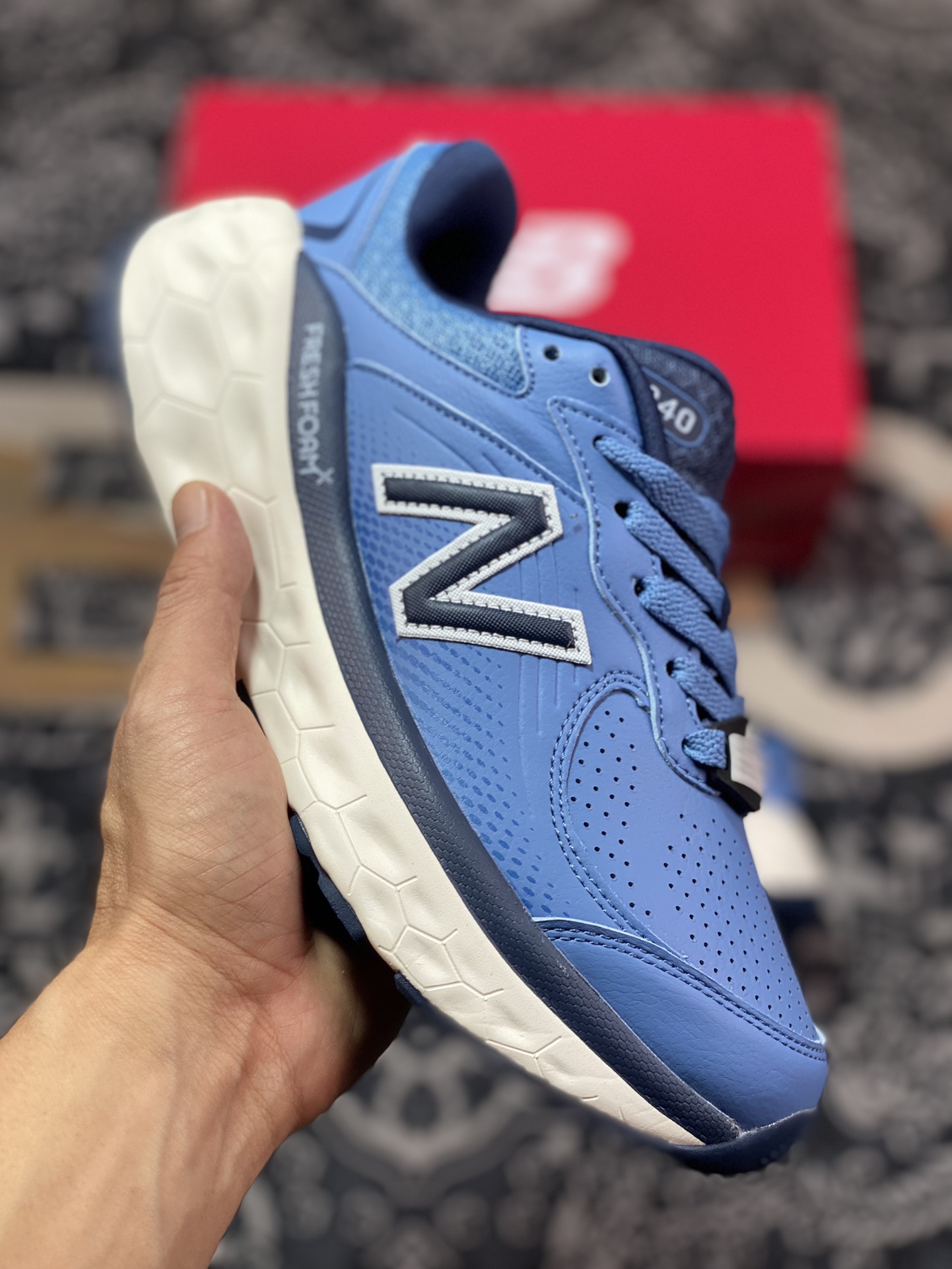 160 New Balance NB Fresh Foam X 840 FV1 Slip Resistant 缓震跑步鞋让您的双脚保持凉爽 M840BK6