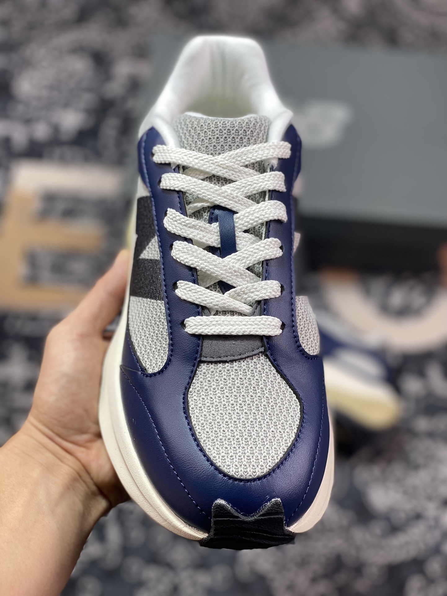 220 新百伦New Balance WRPD Runner”Navy”动感跑系列低帮增高跑步鞋“皮革海军蓝”UWRPDMMB