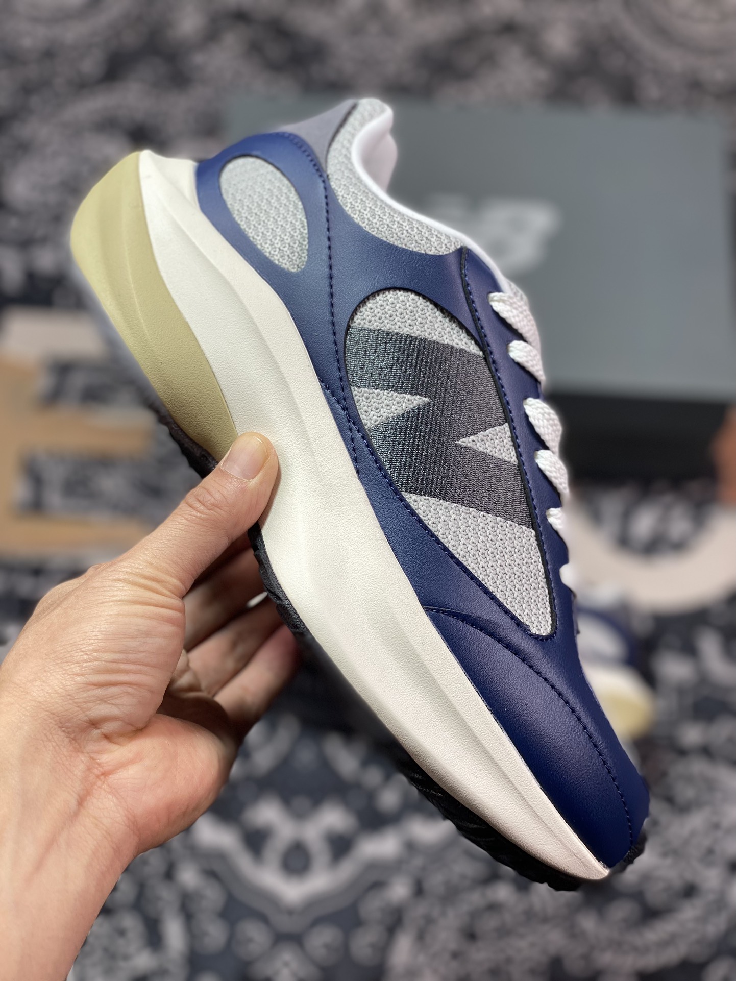 220 新百伦New Balance WRPD Runner”Navy”动感跑系列低帮增高跑步鞋“皮革海军蓝”UWRPDMMB