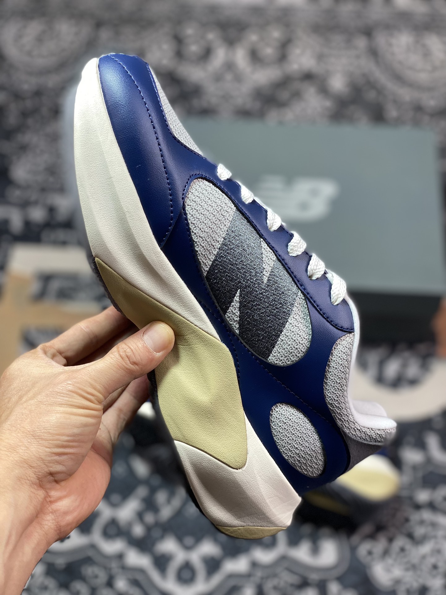 220 新百伦New Balance WRPD Runner”Navy”动感跑系列低帮增高跑步鞋“皮革海军蓝”UWRPDMMB