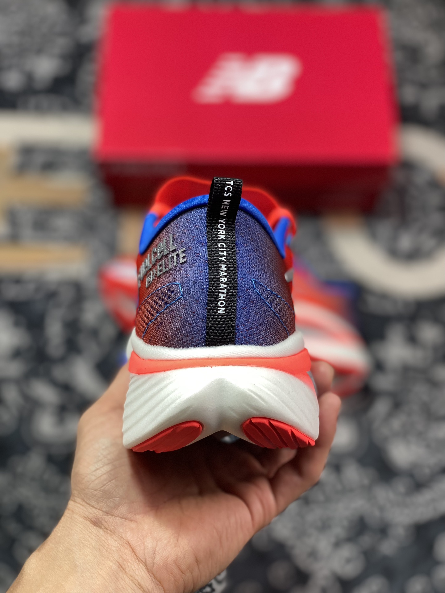 NBNew Balance FuelCell SC Elite V3 ”NYC Marathon” fuel running shoes ”Mesh New York Red Electric Blue” MRCELNY3