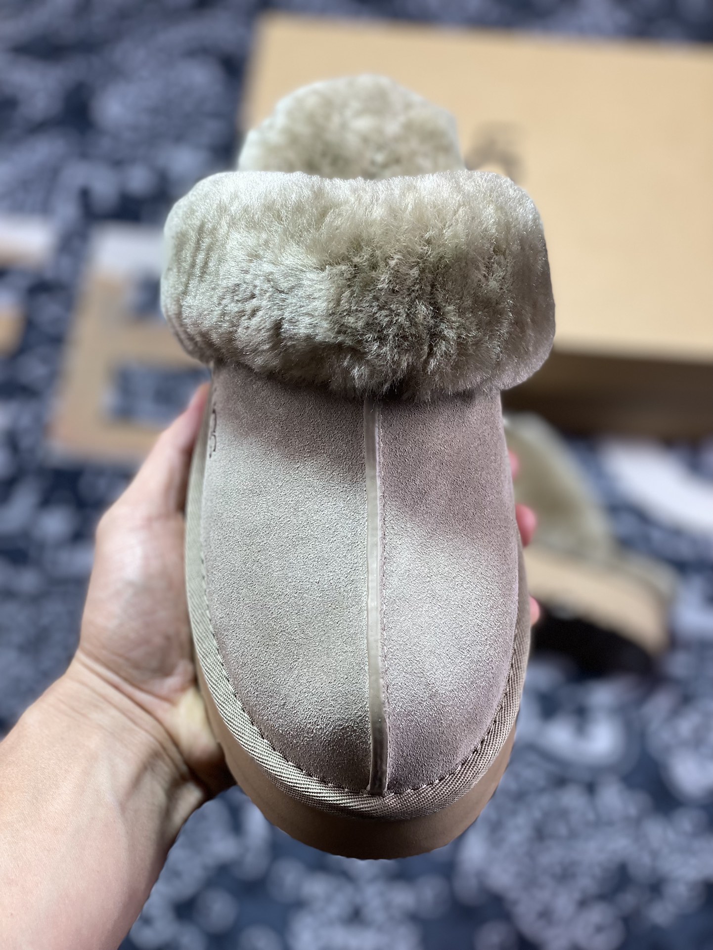 UGG Star Slide Thick Sole 1122550 Tate Autumn and Winter Sheepskin Fur Snow Boots