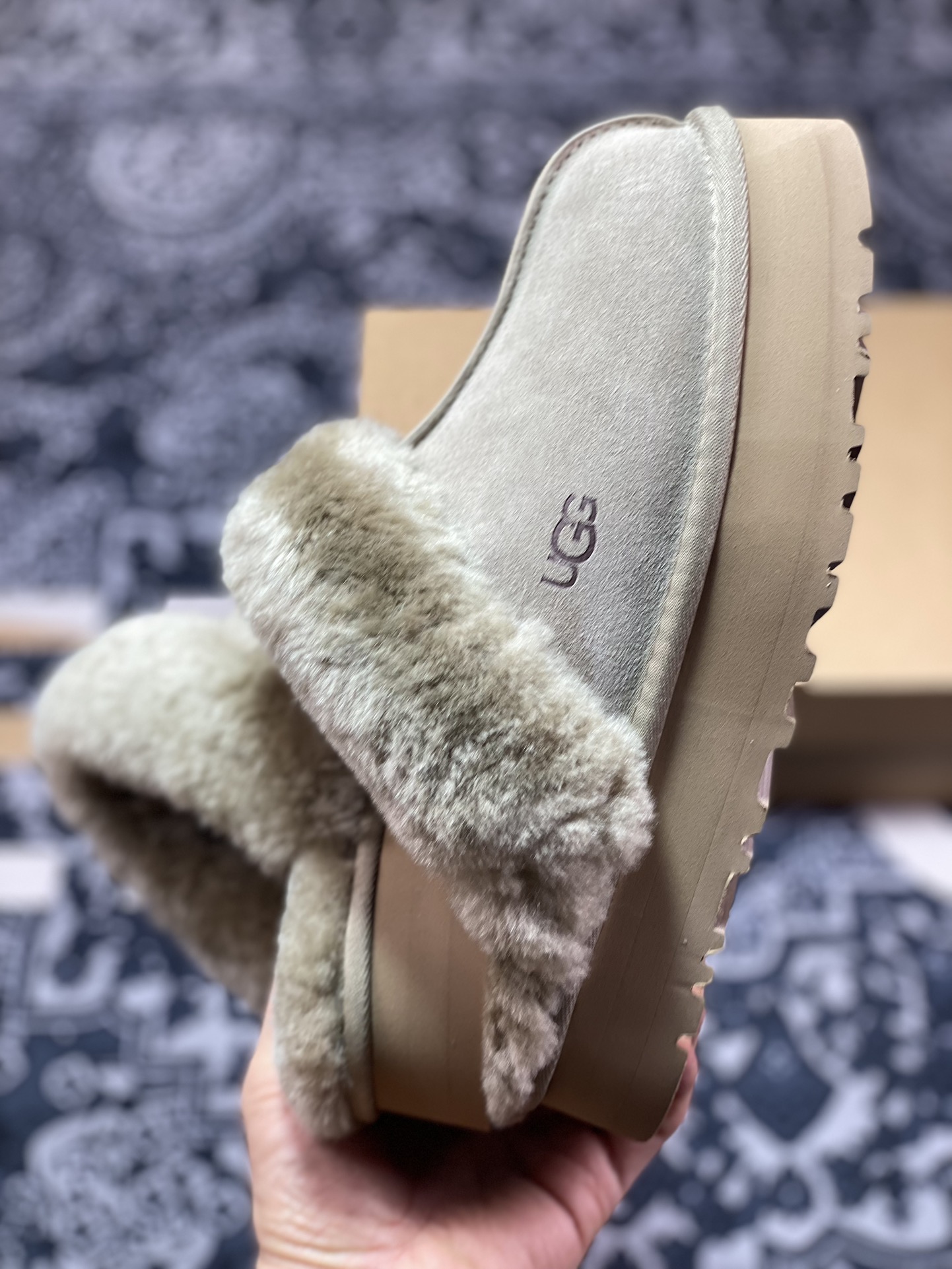 UGG Star Slide Thick Sole 1122550 Tate Autumn and Winter Sheepskin Fur Snow Boots